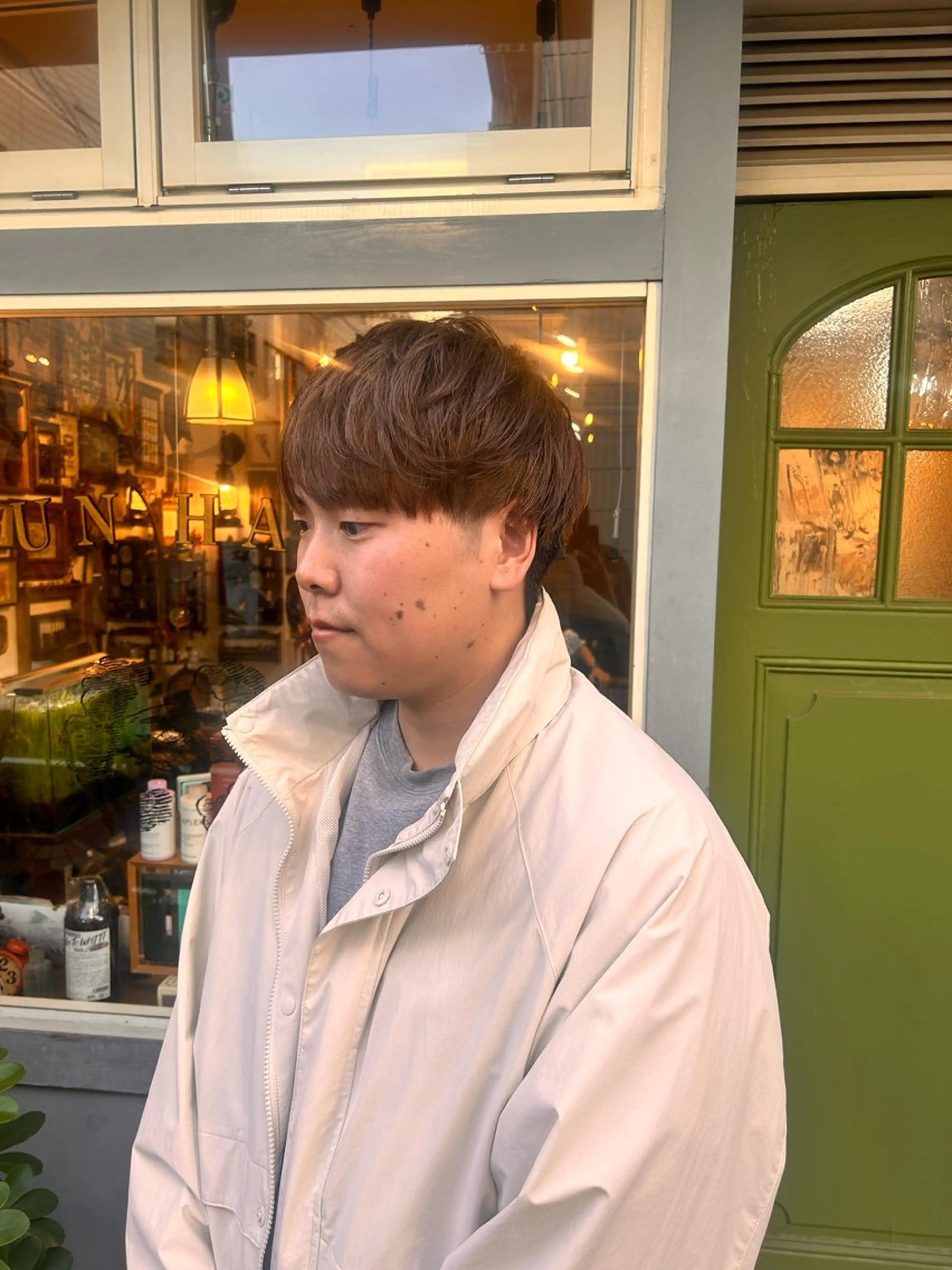 ショート カラー メンズ メンズブリーチ ブリーチ ダブルカラー ヘアカラー 清水千優/パーマ/透 明感カラー/メンズのヘアスタイル