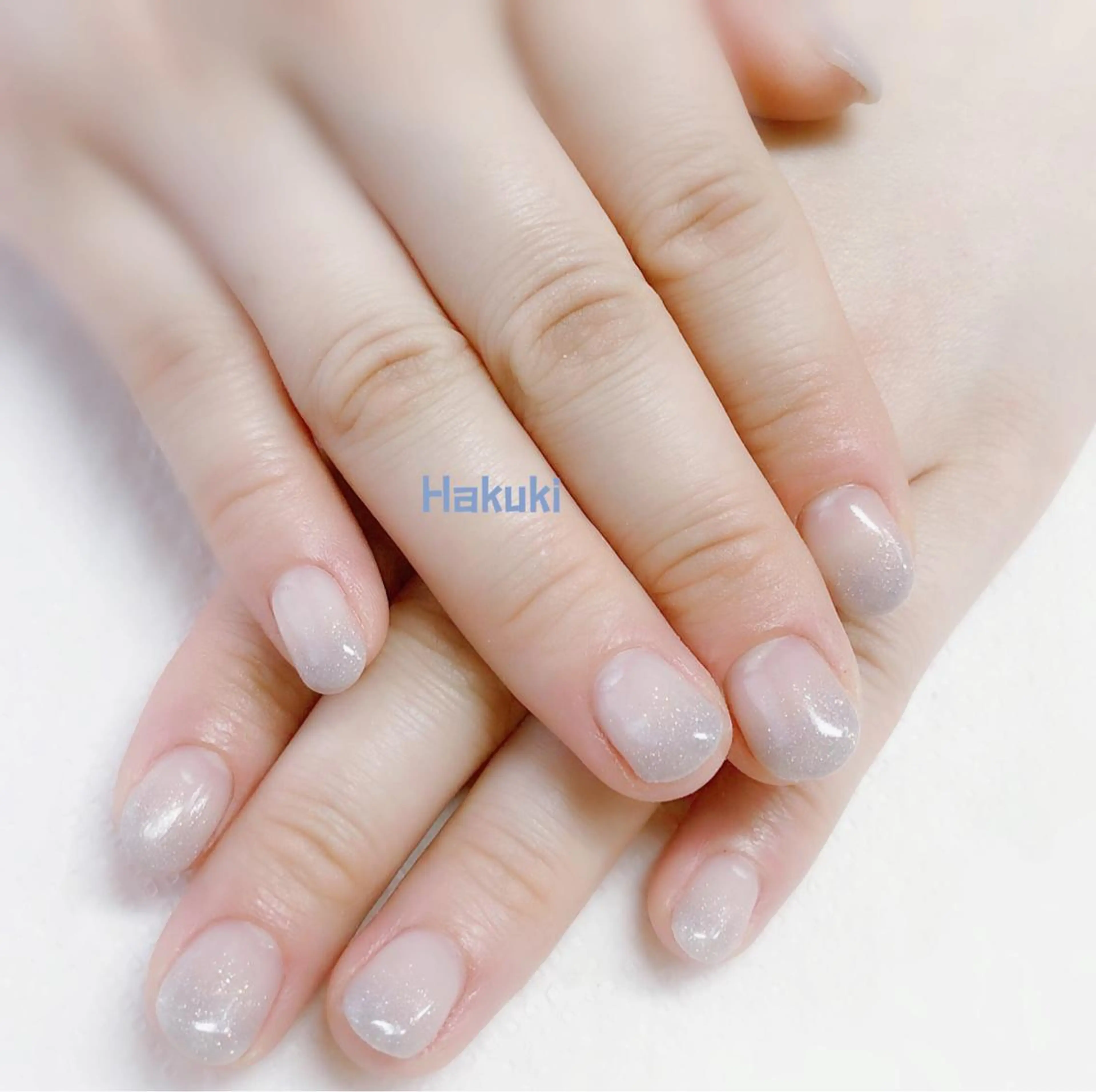 ネイル ハンドネイル ハンドケア ハク キのネイルデザイン