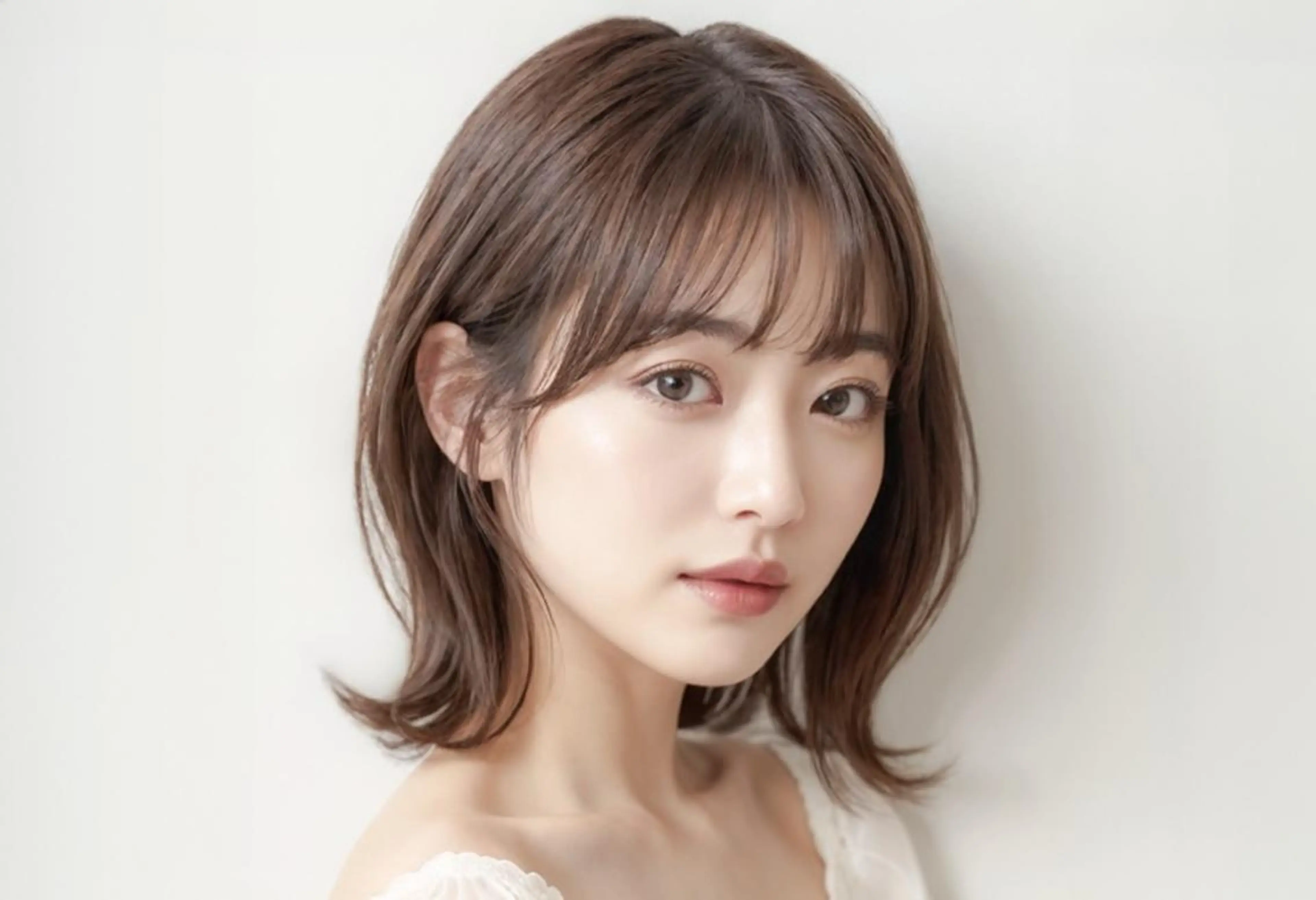 [レディースカット❣️]💐ミディアムモデル💐ウルフカット、くびれミディアム、肩下ロングボブなどはこちらの写真