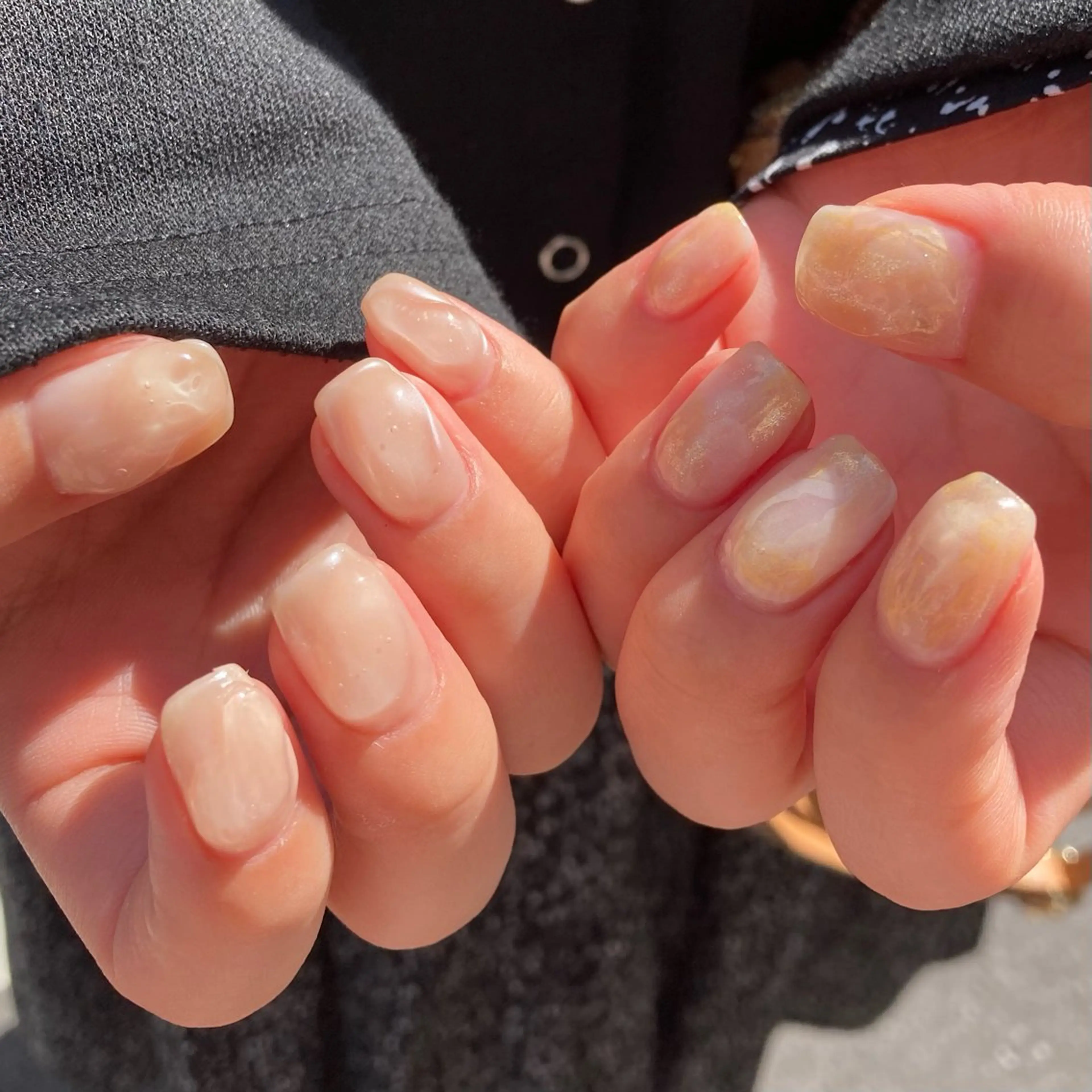 ネイル 𓂃toi. 儚げnuanceのネイルデザイン