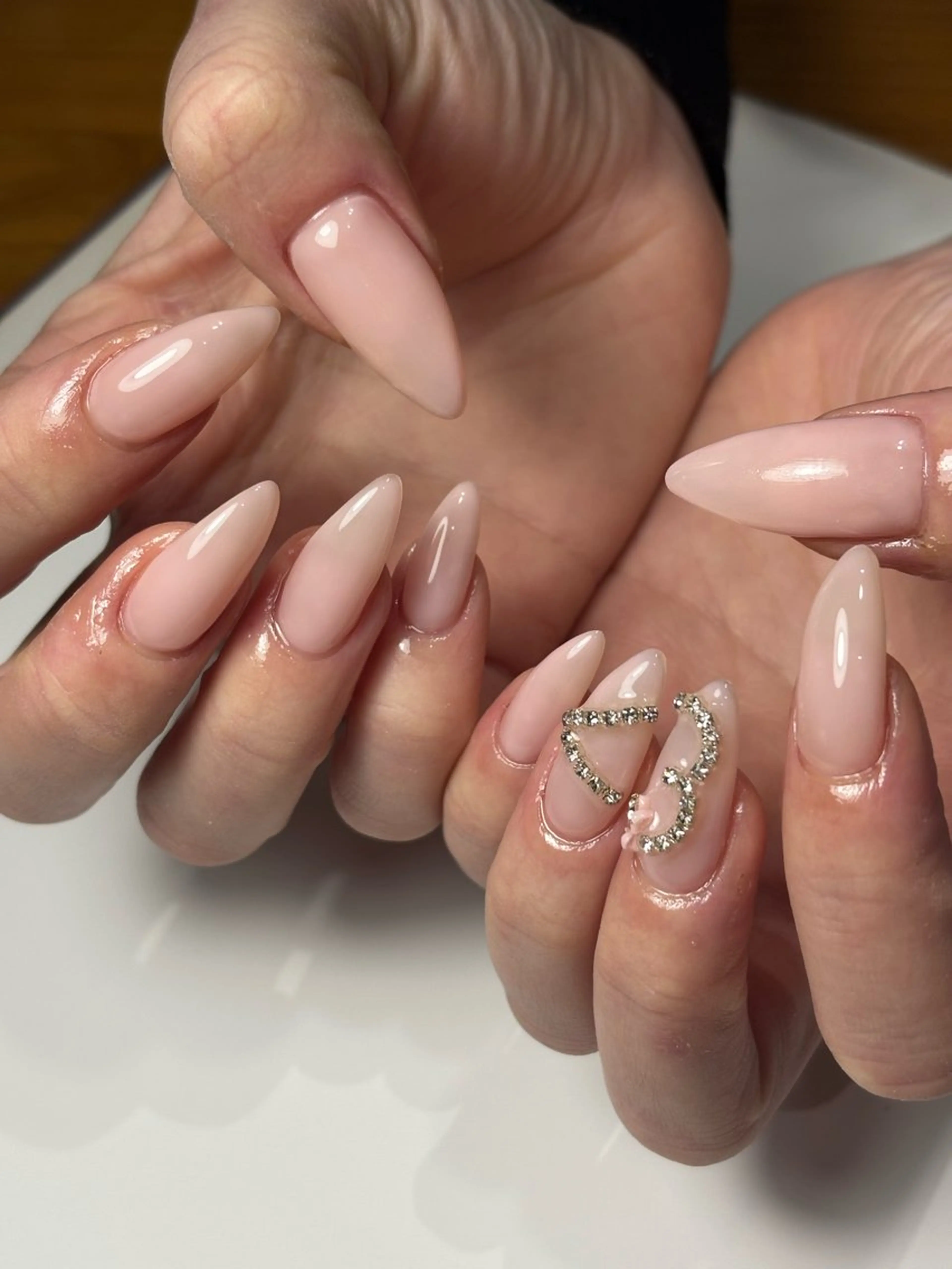 ネイル ロングネイル ハンドネイル MAQUM所属・K. Yukoのネイルデザイン