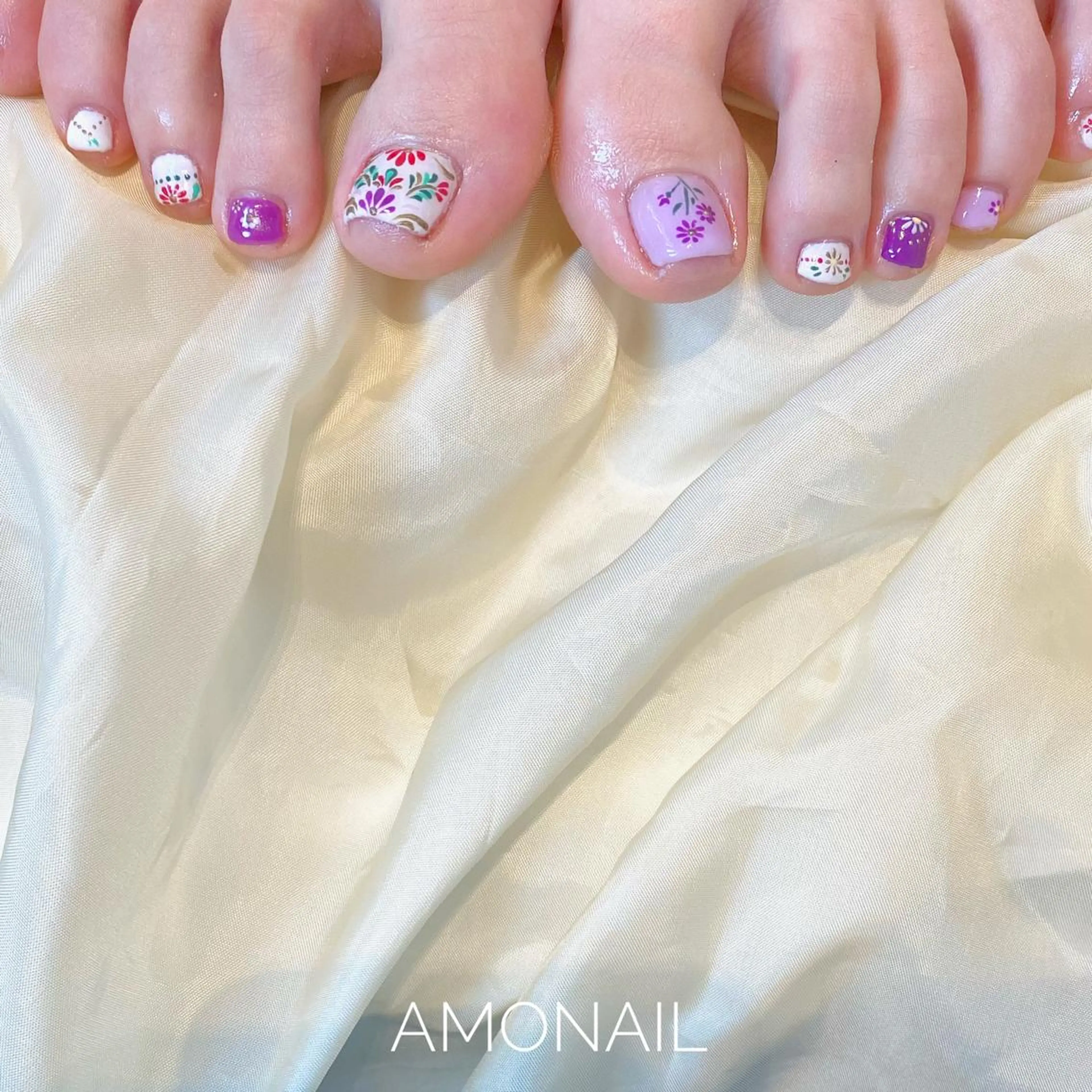 ネイル アートネイル フットネイル ニュアンスネイル フットネイル 唐笠 祥子のその他イメージ