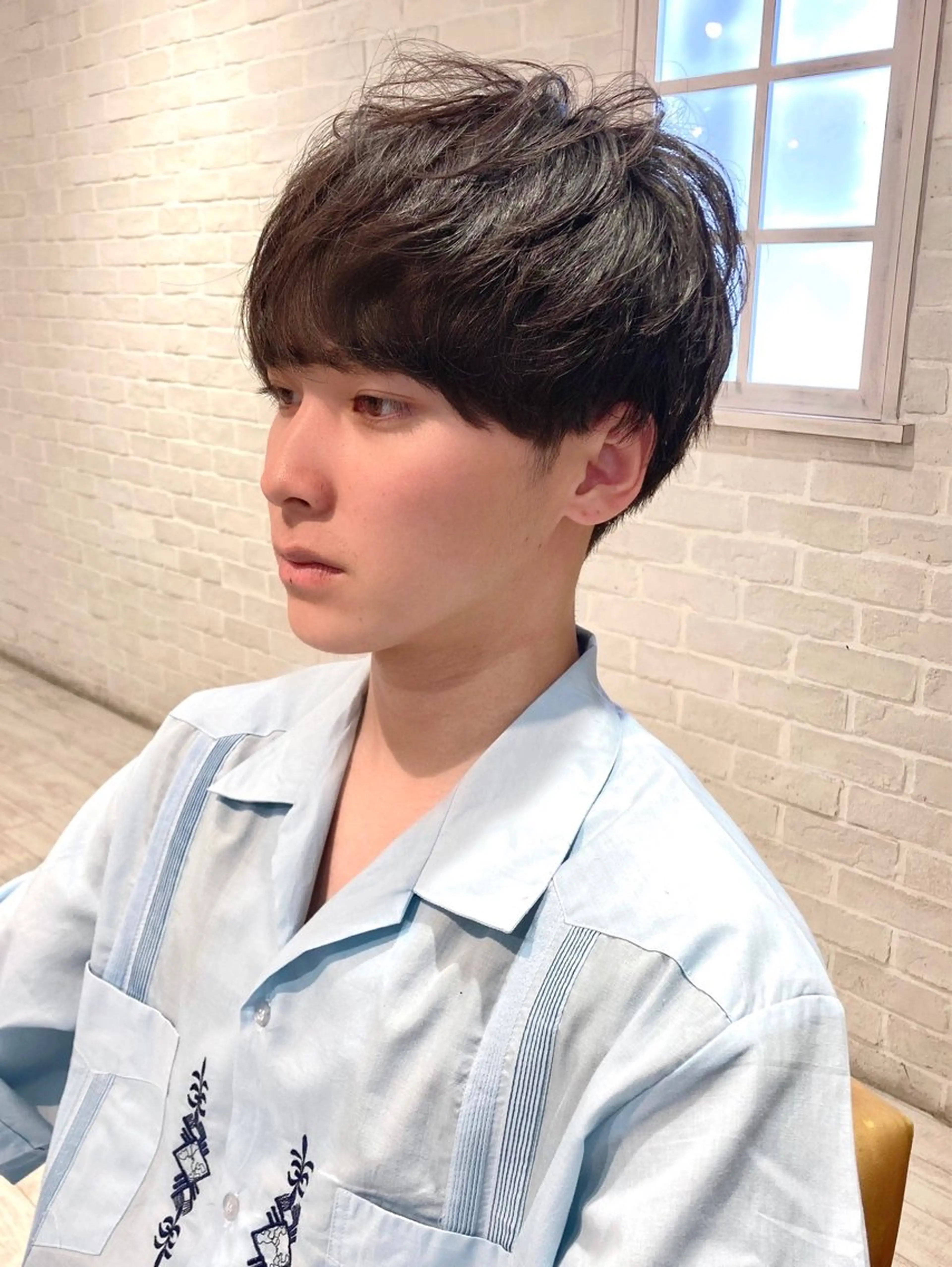 ショート カット トリートメント レイヤー/メンズ 竹田凪儀のヘアスタイル