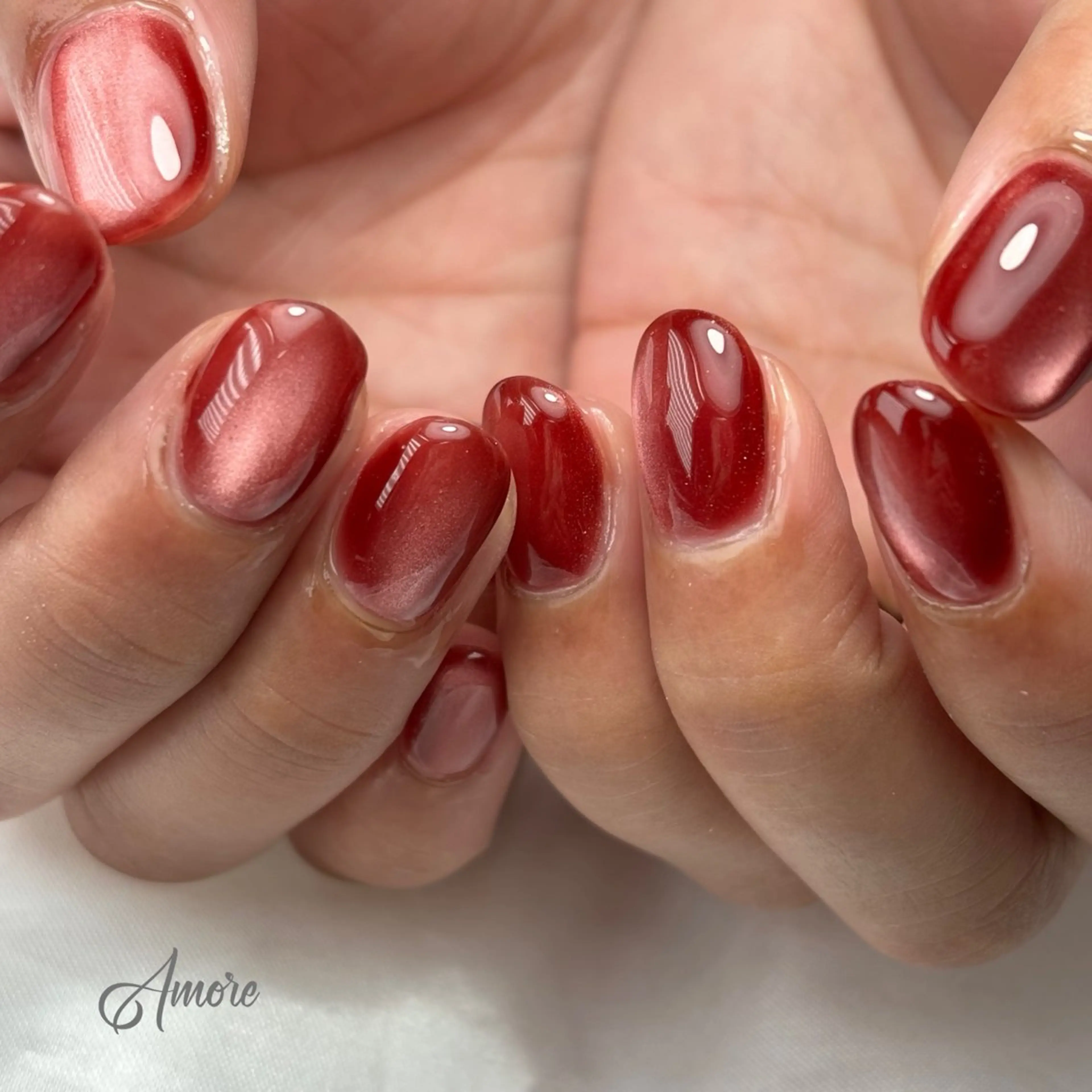 ネイル ジェルネイル キラキラネイル 韓国ネイル マグネットネイル パラジェル You kyehwaのネイルデザイン