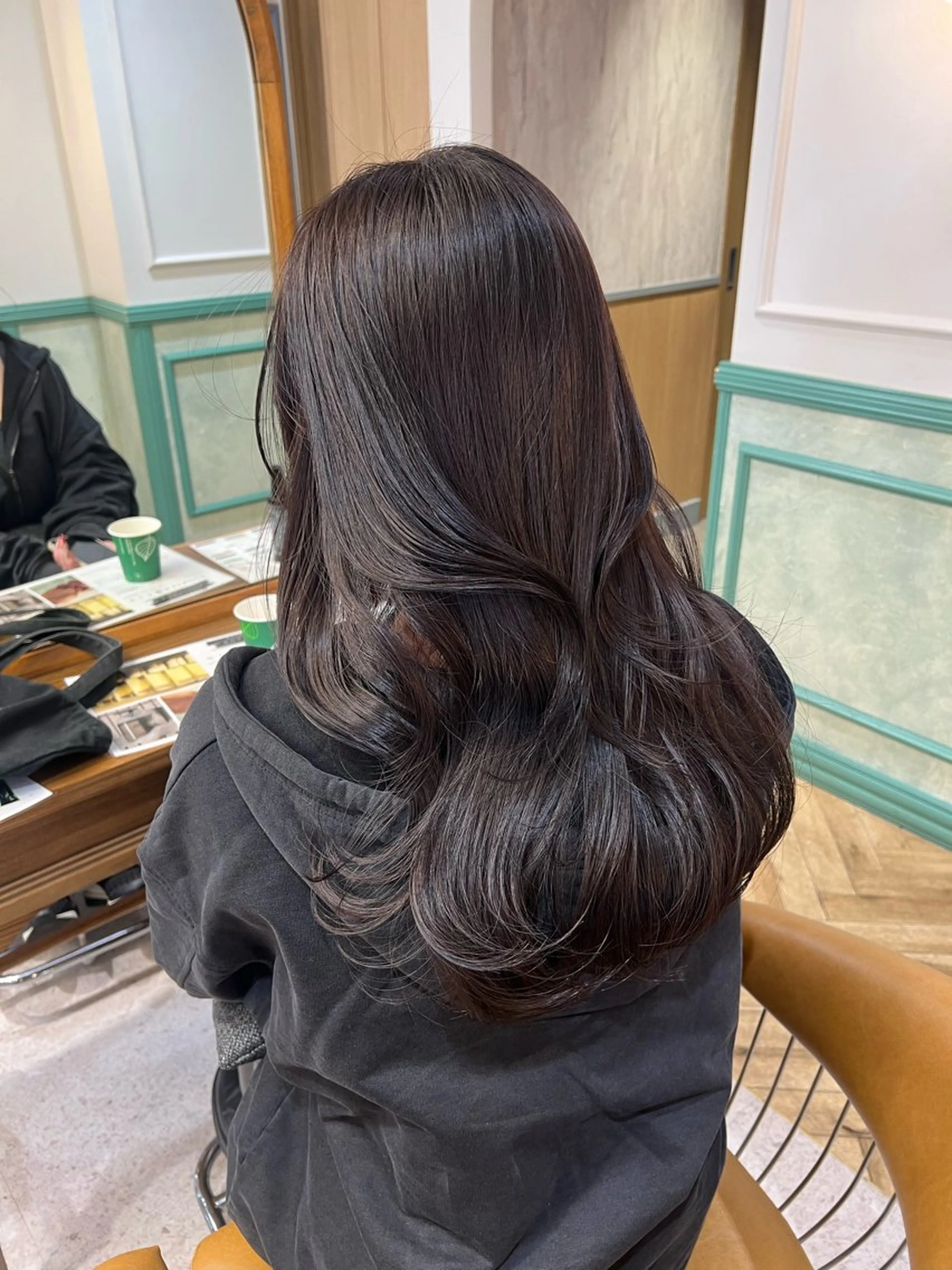 ロング カット ヘアカラー トリートメント レイヤーカット/ 縮毛矯正/羽田航のヘアスタイル