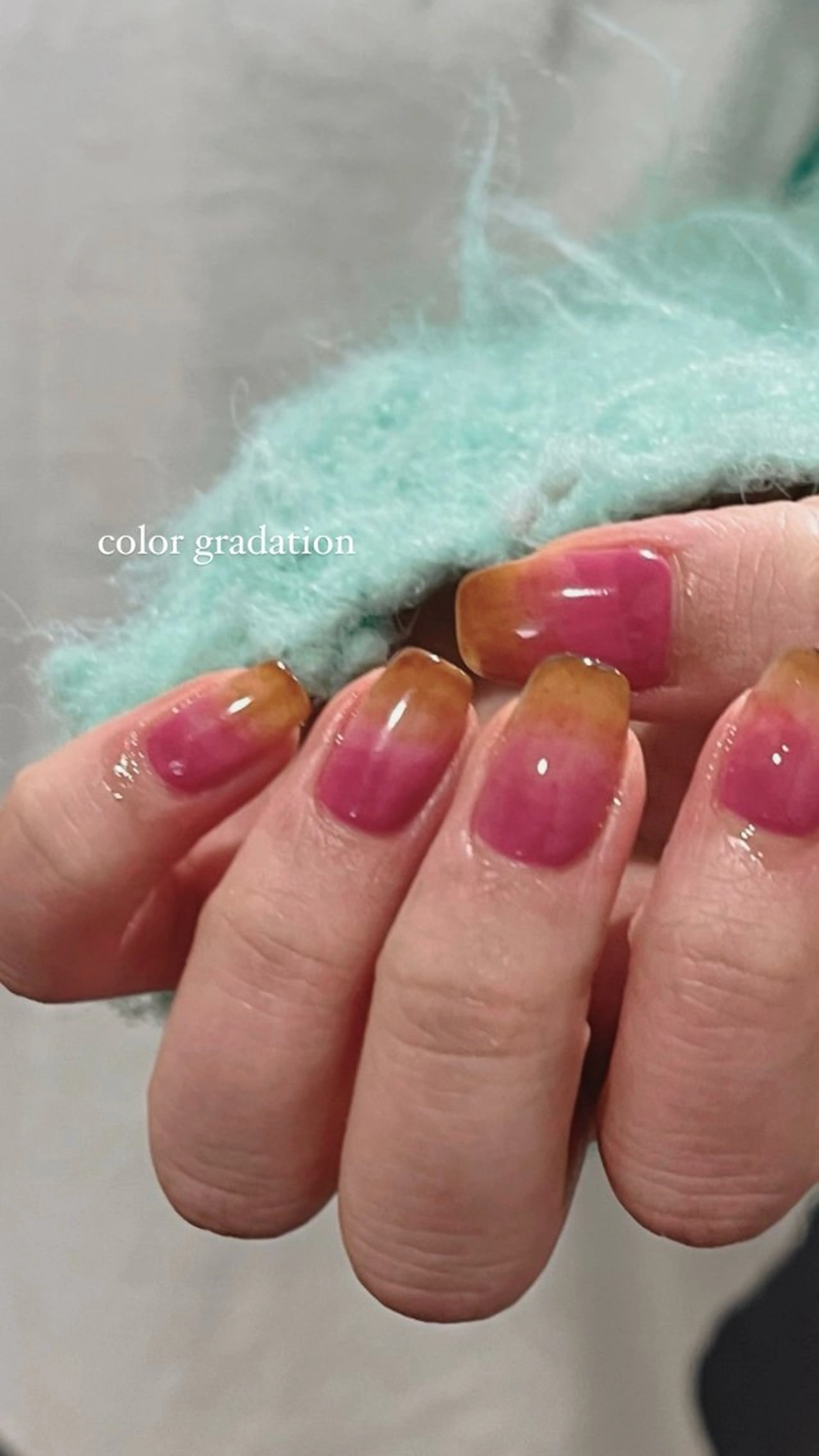 ネイル グラデーション paragel /a k i n aのネイルデザイン