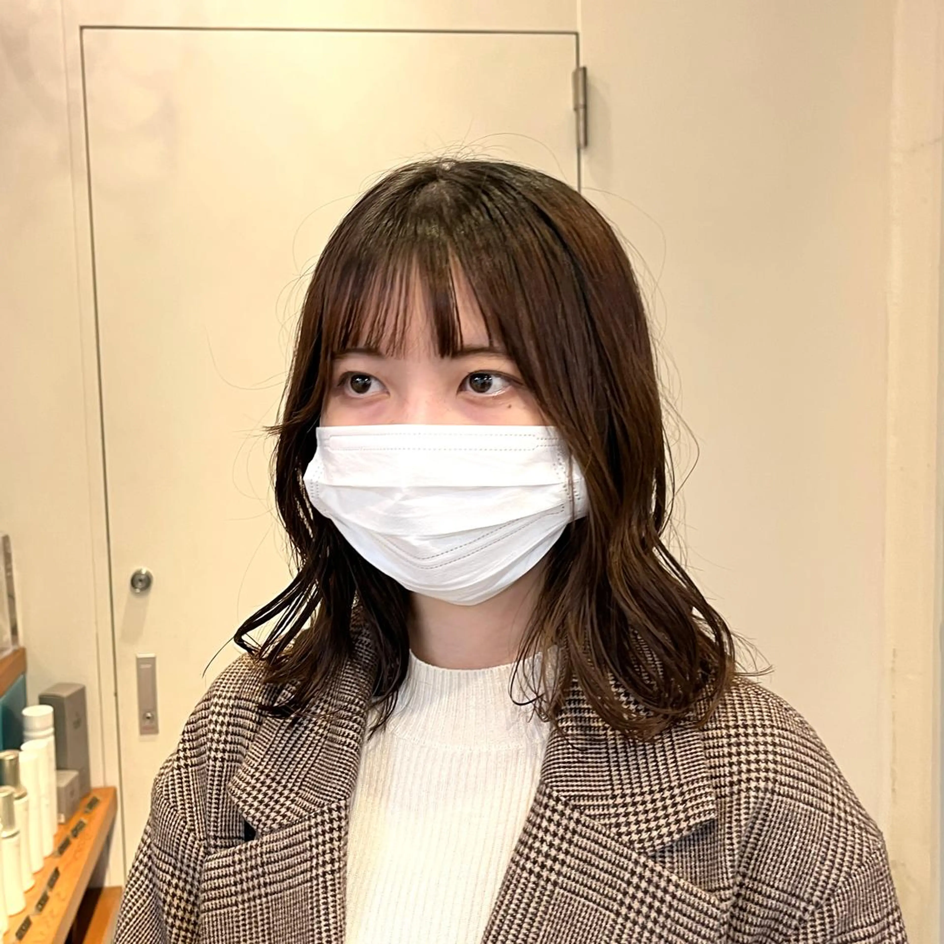 ミディアム カラー カット ヘアカラー トリートメント RYOMA/ 似合わせ🎧🤍のヘアスタイル