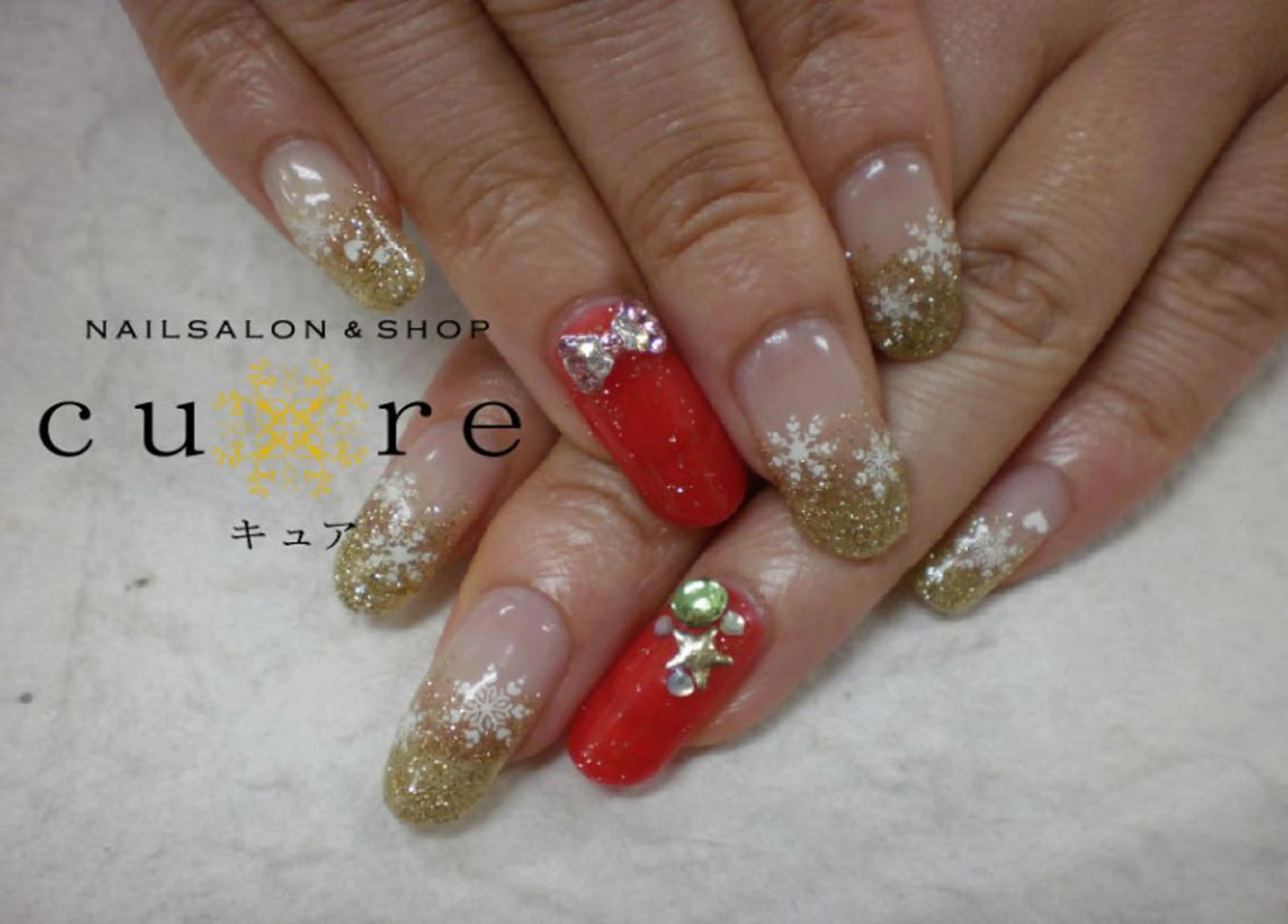 セミロング ネイル ネイルサロン Cureのネイルデザイン