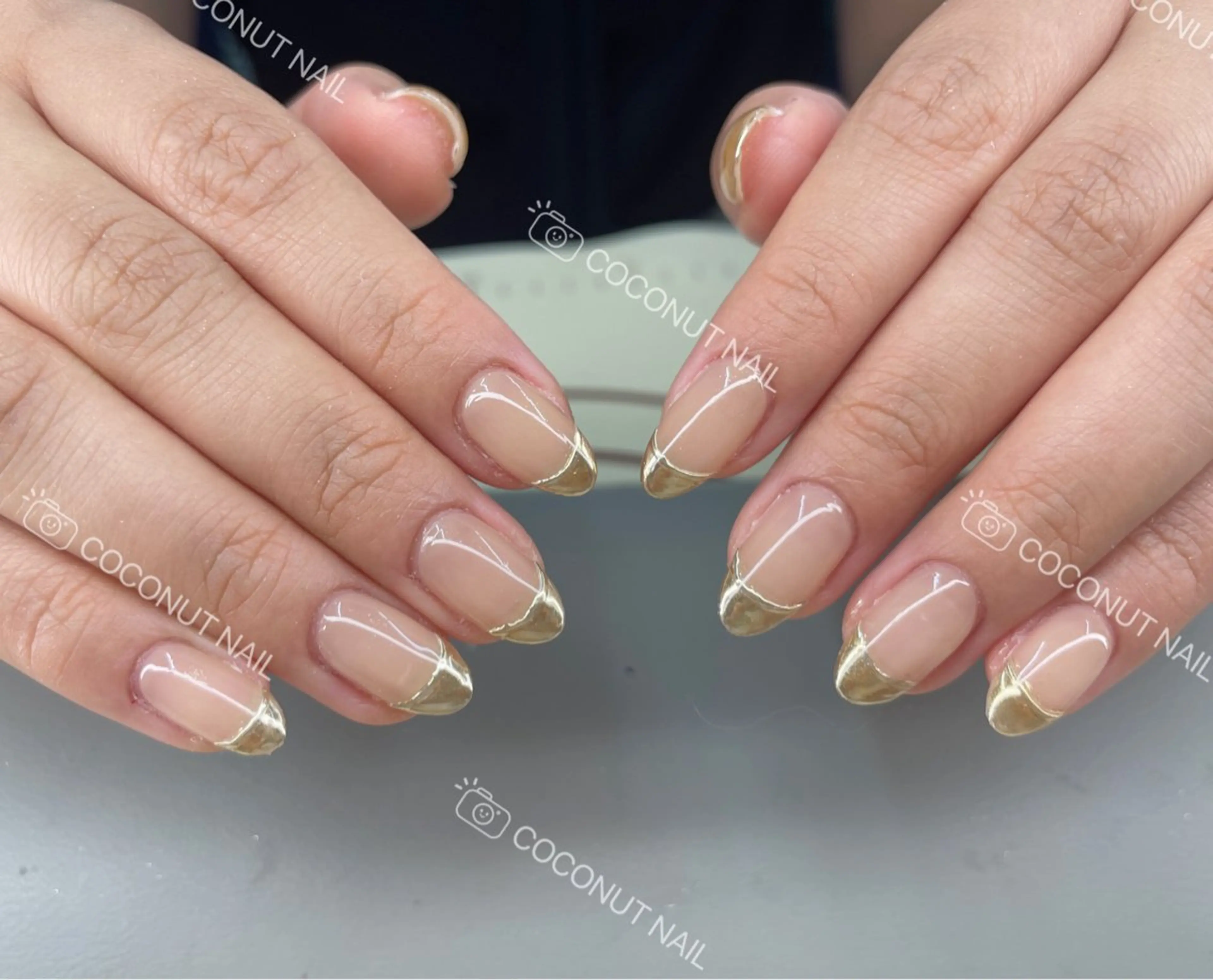 ネイル ハンドネイル 神田 ココナッツのネイルデザイン