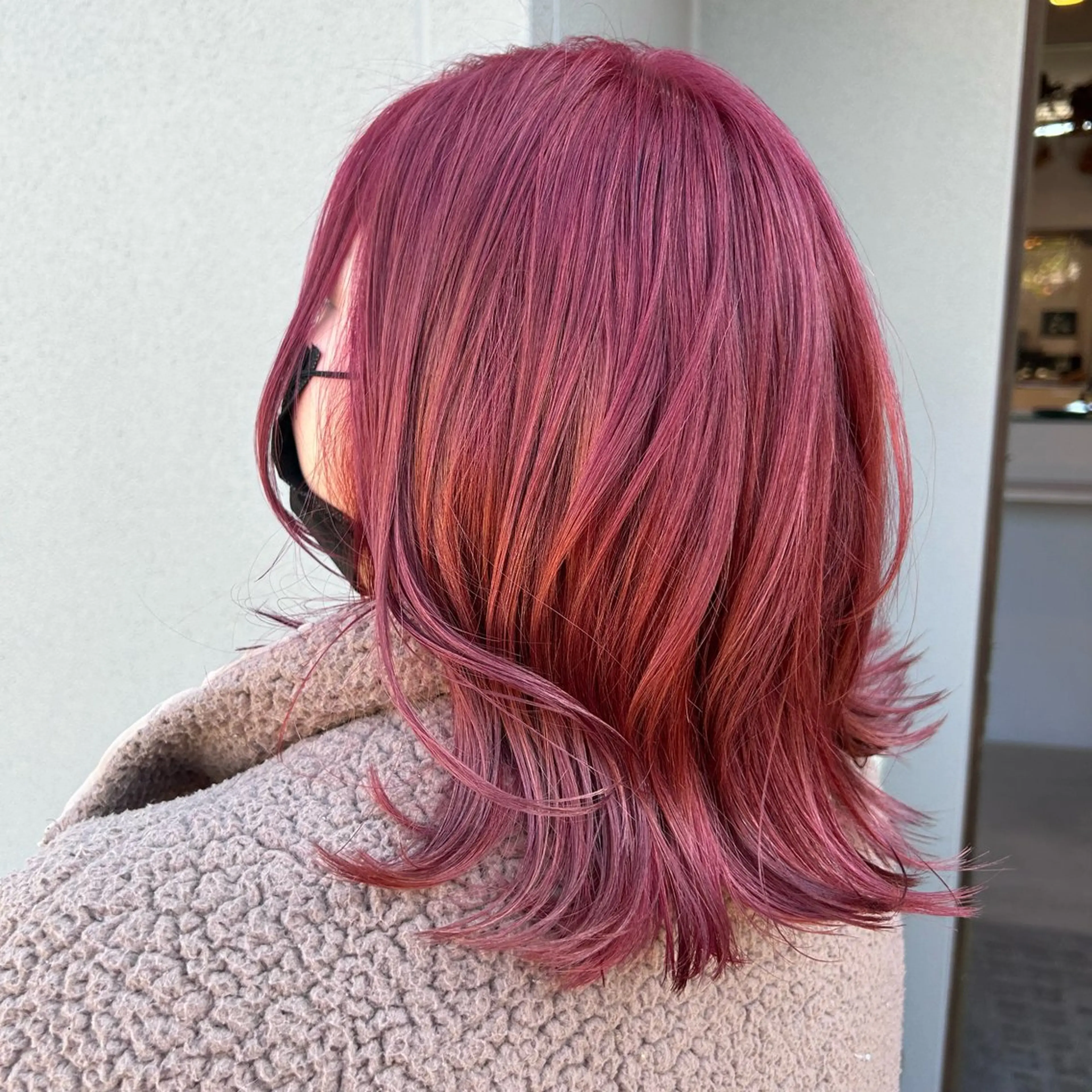 ミディアム ヘアカラー kachina所属・綿貫 美雪のヘアスタイル