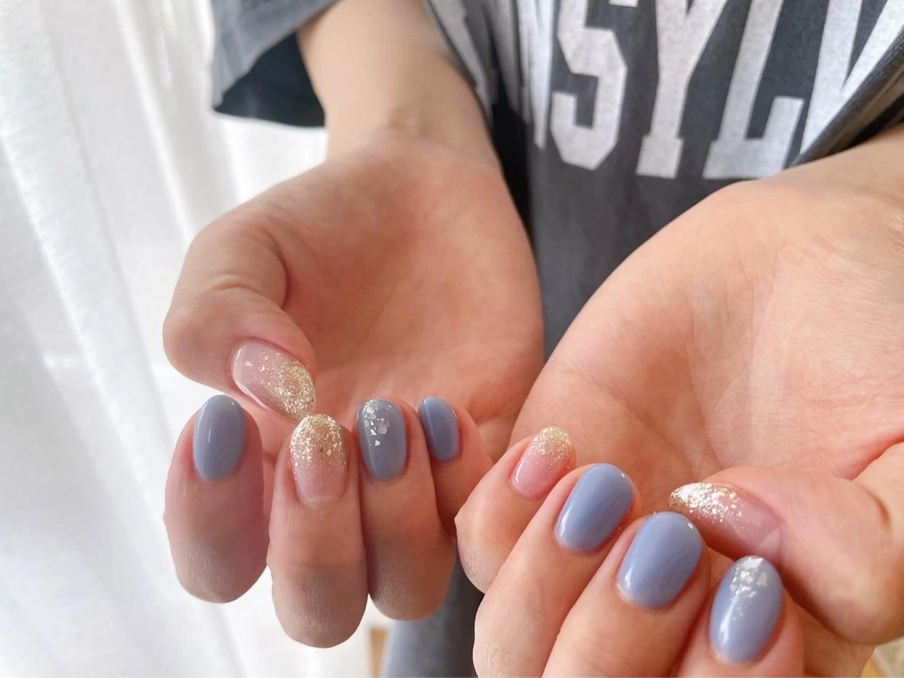 ネイル オーロラネイル フラワーネイル フットネイル フレンチネイル ジェルネイル ハンドネイル kikinail 溝の口のネイルデザイン