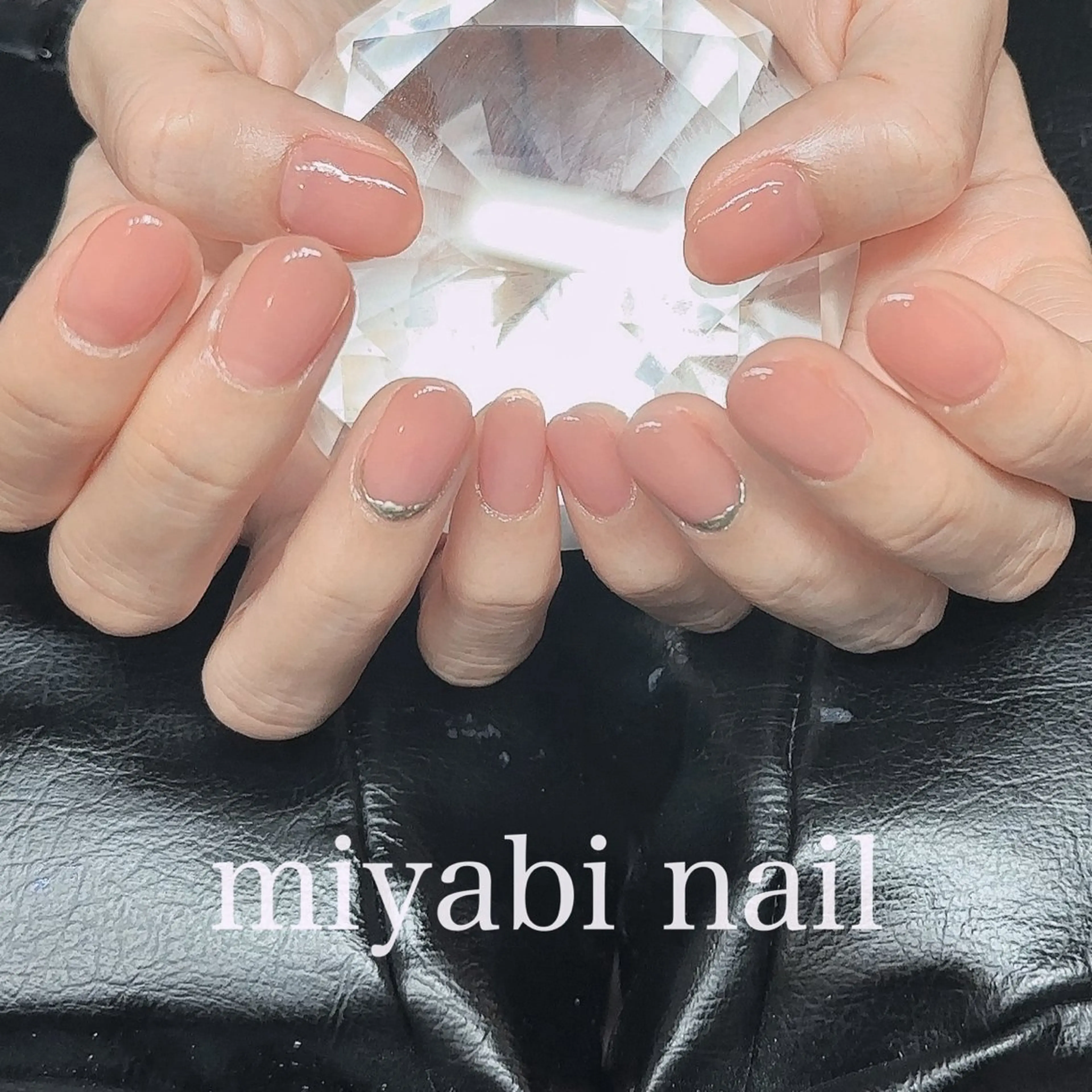 ネイル ジェルネイル 持ち込み オフィスネイル ハンドネイル miyabi nail 桂川駅近くのネイルデザイン