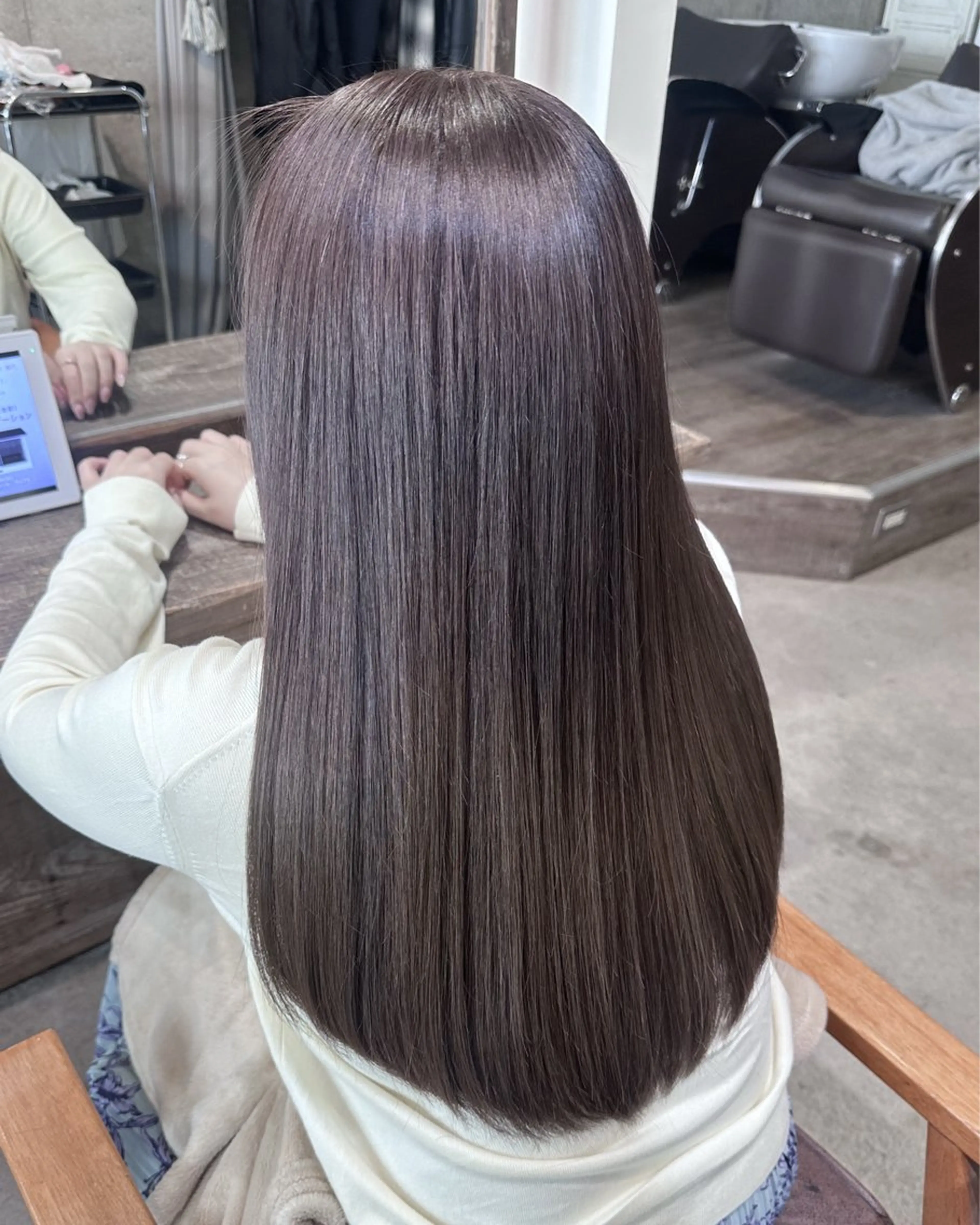 ロング カラー 髪質改善 トリートメント カット ヘアカラー トリートメント ヘッドスパ 野口 秀人 🦋髪質改善🫧のヘアスタイル