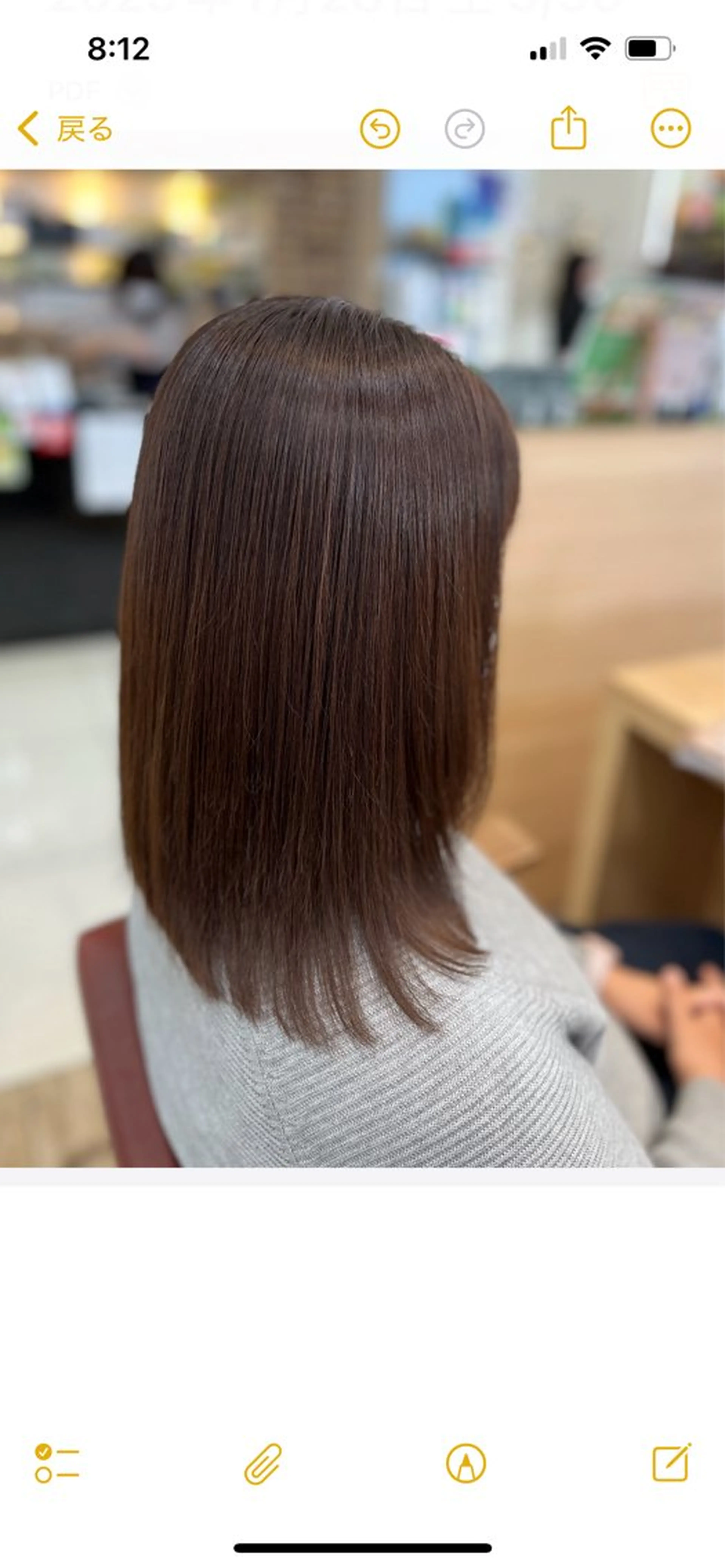 セミロング minagawa yumiのヘアスタイル