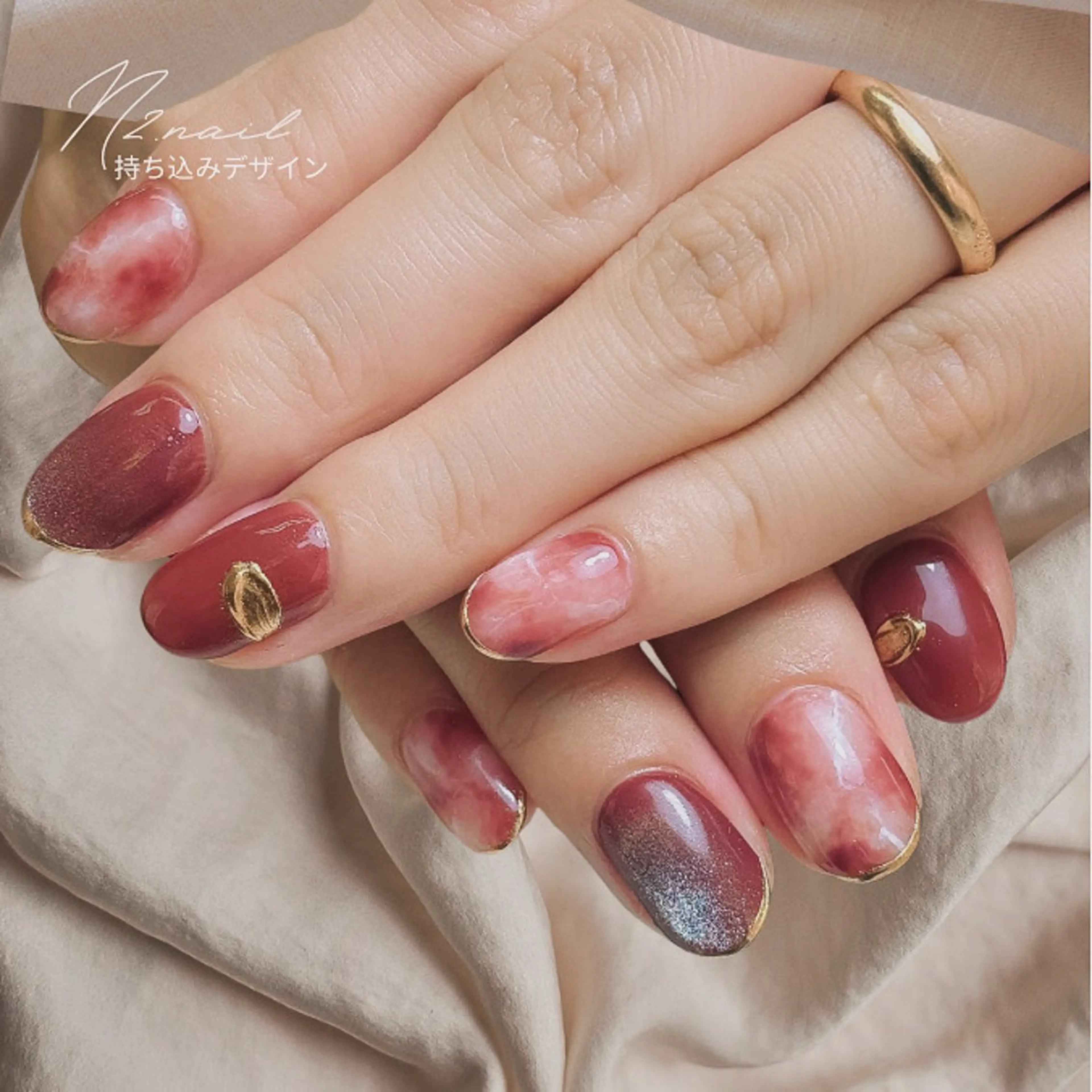 ショート N2.nail所属・N2 nailのネイルデザイン