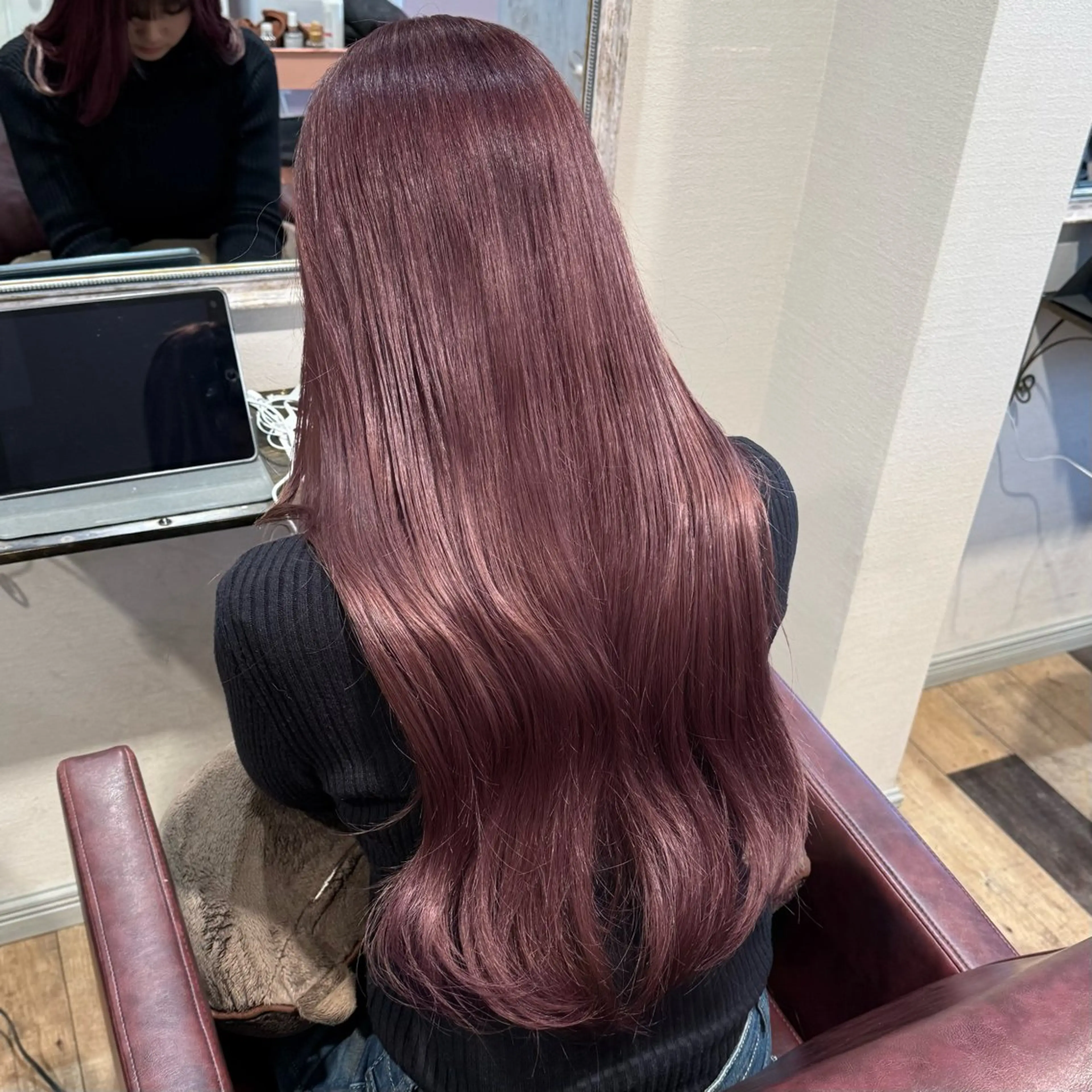 ロング カラー ヘアカラー 柔らかいcolor ￤韓国￤🩰マユ🩰のヘアスタイル