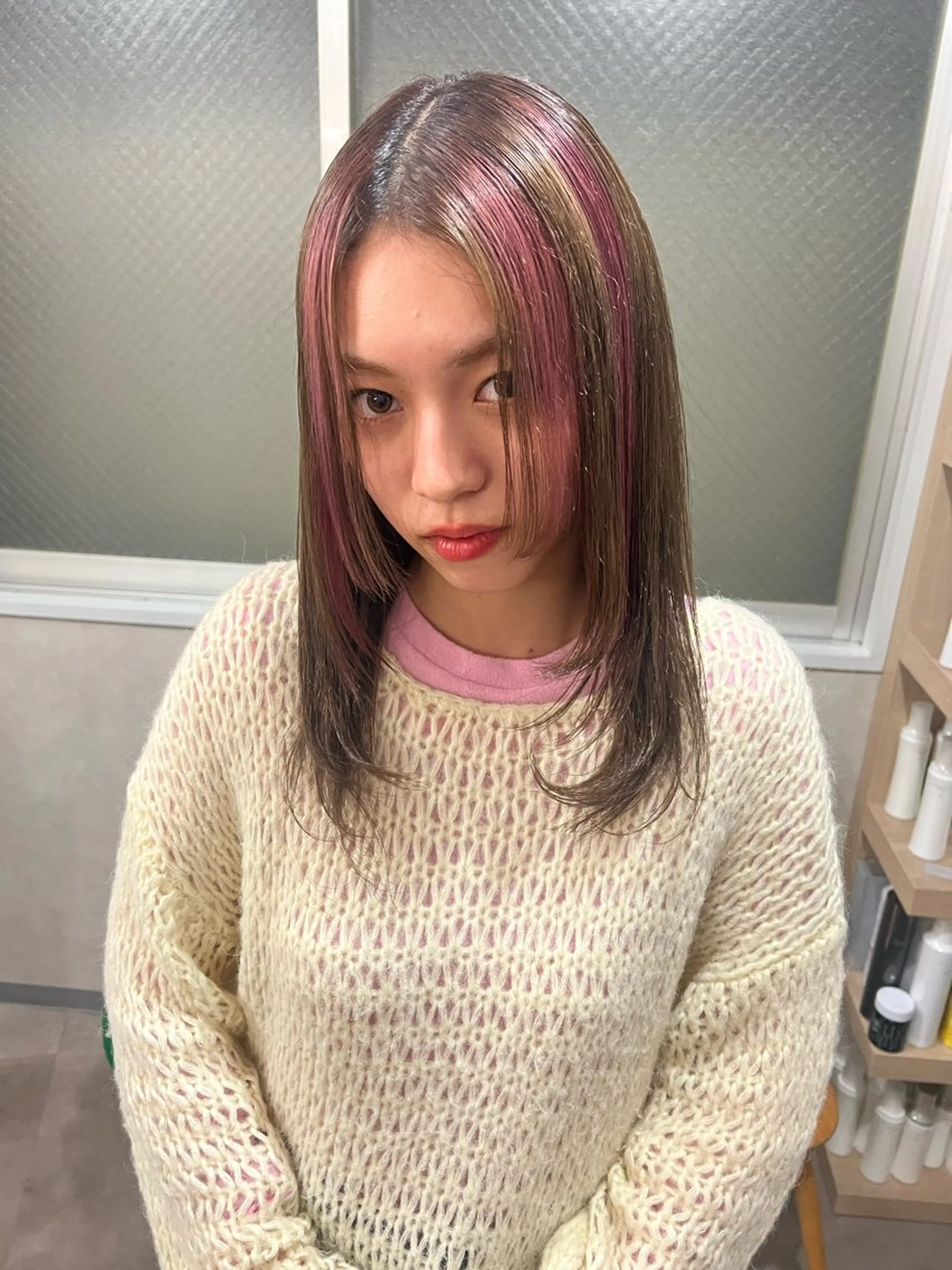 ミディアム 🌈いけだ あみ🌷のヘアスタイル