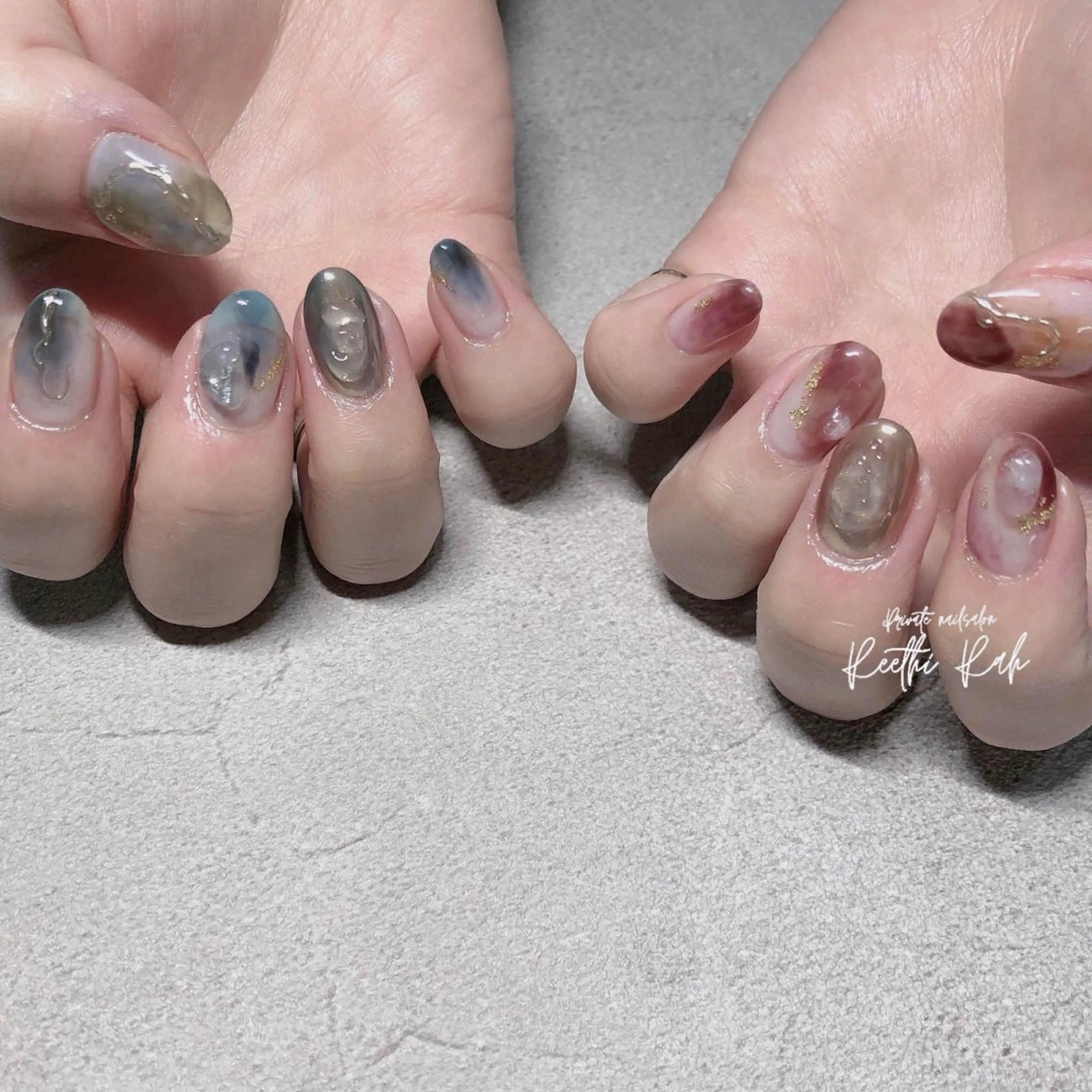 ネイル private nailsalon Reethi Rah所属・リーティラ HIROKAのネイルデザイン