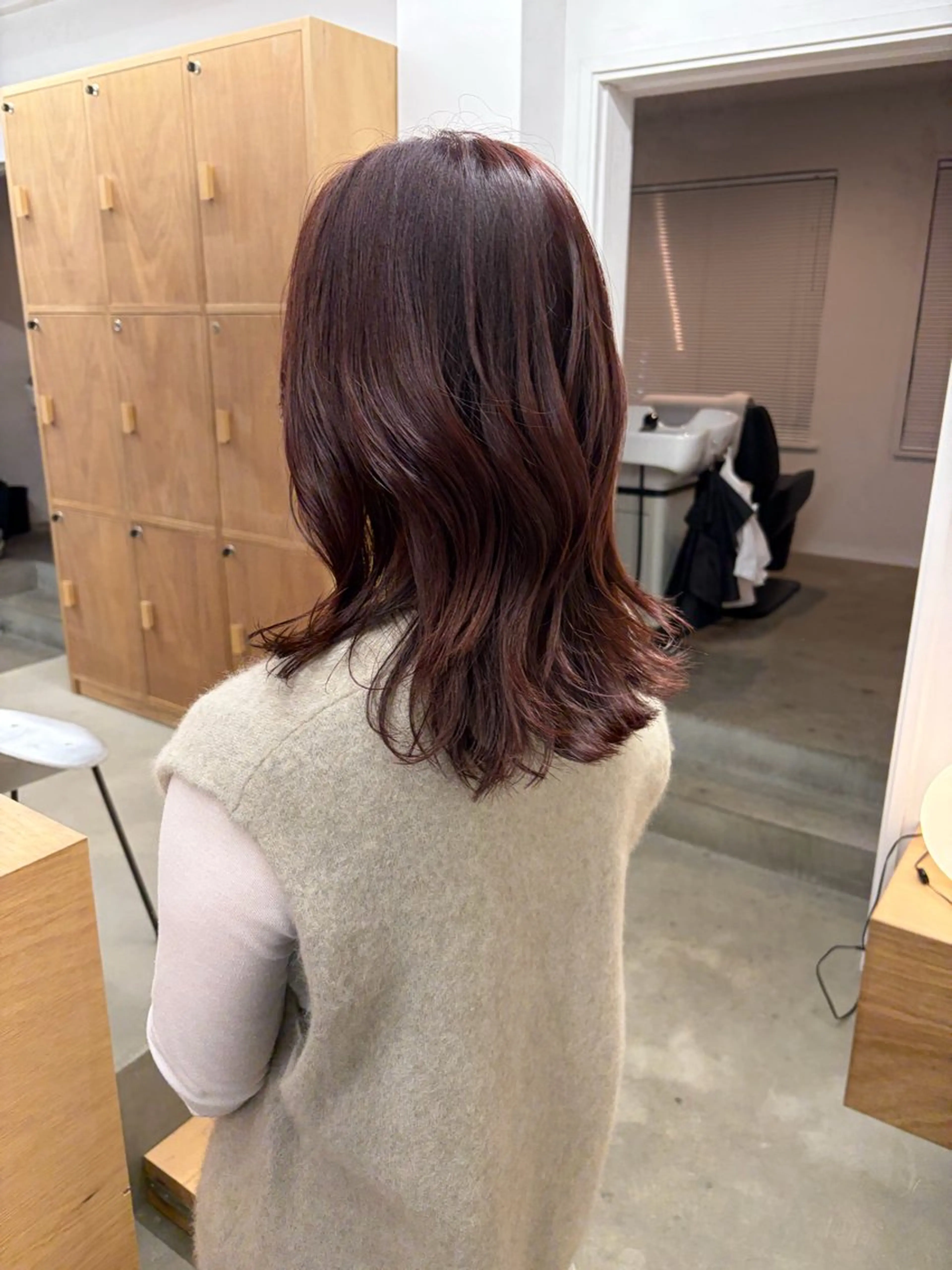 ミディアム カラー ヘアカラー 坂本 圭太朗のヘアスタイル