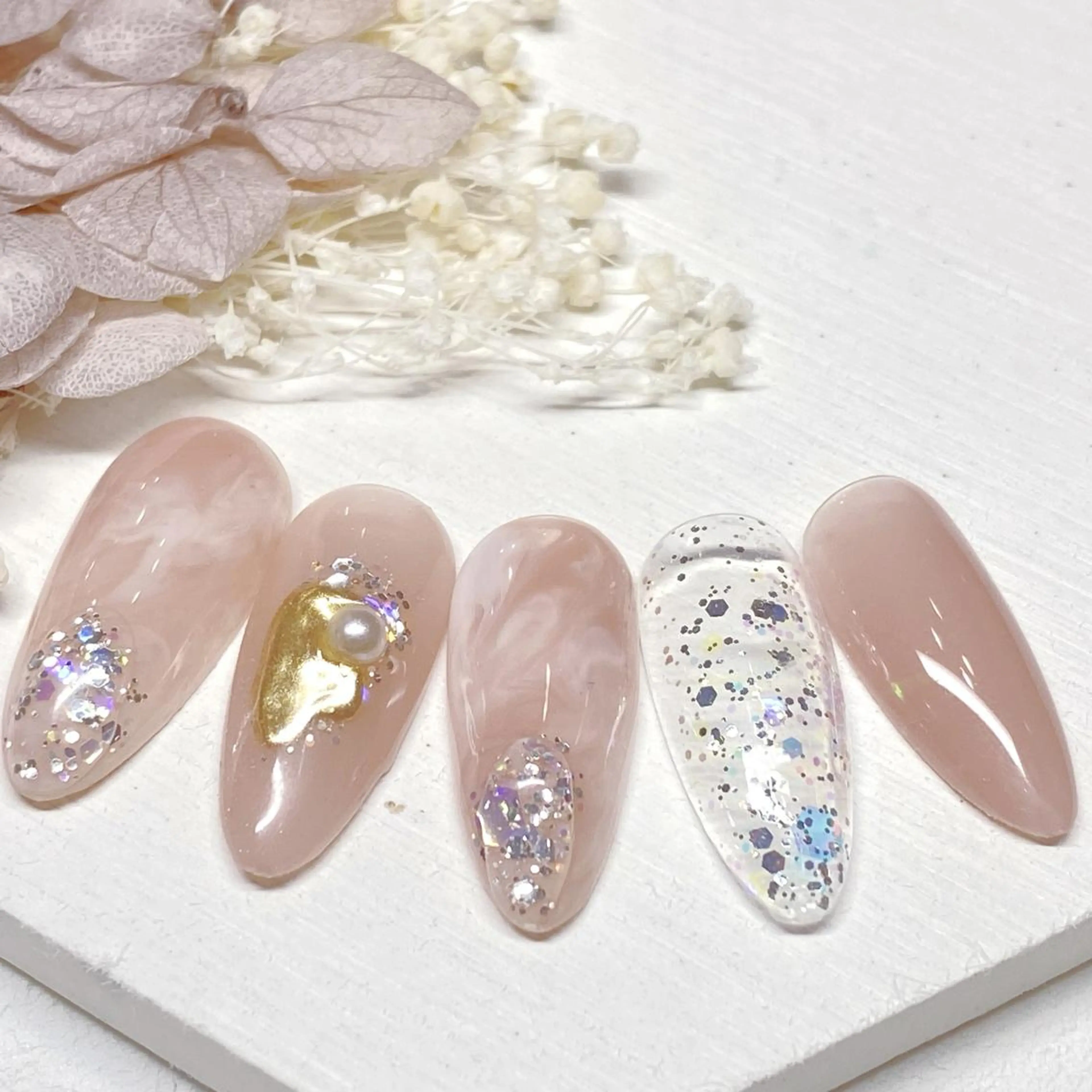 ネイル アートネイル ハンドネイル ネイリストYuri シェルウェリナ船橋のネイルデザイン