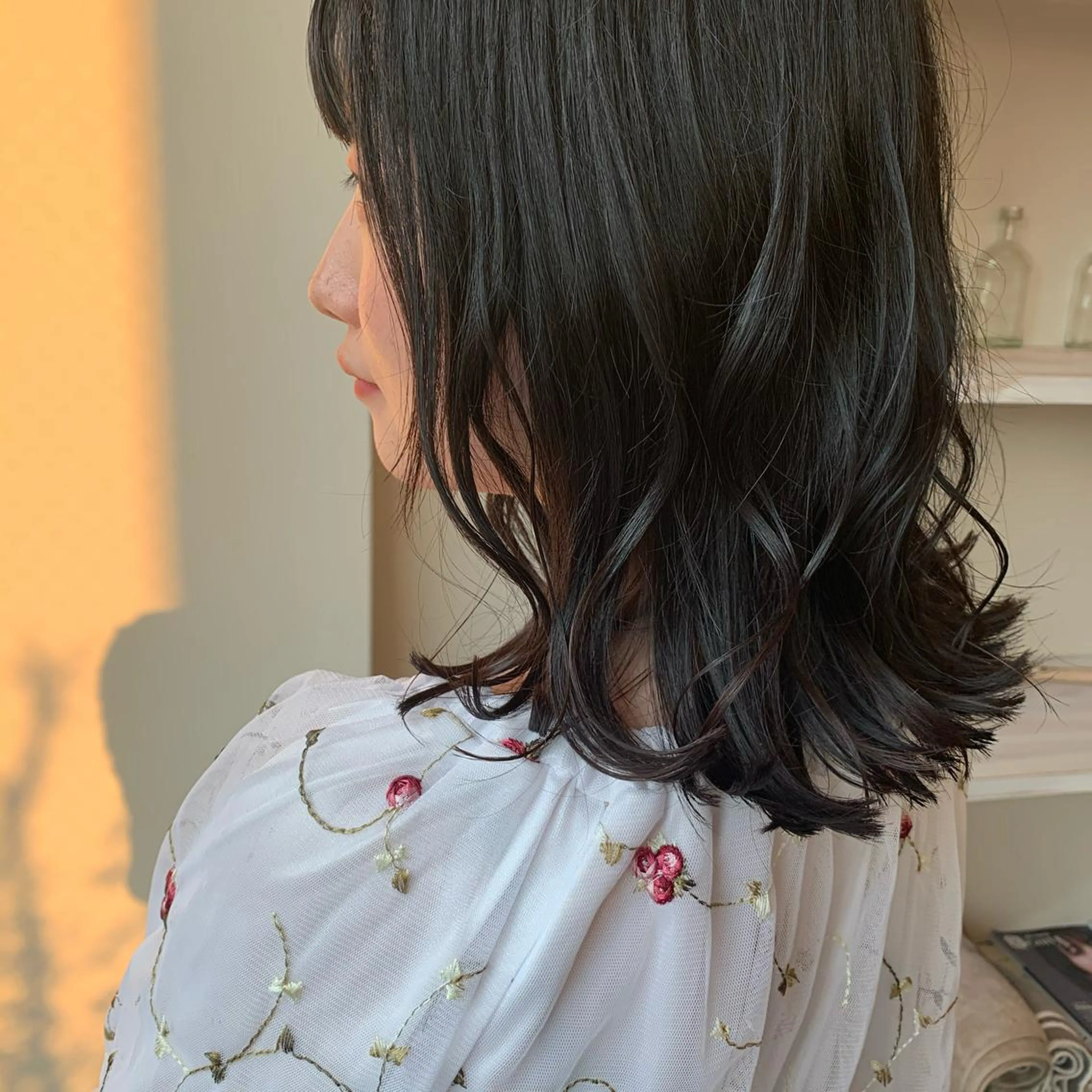 ミディアム ボブウルフ／ボブ Satsuki【名駅のヘアスタイル