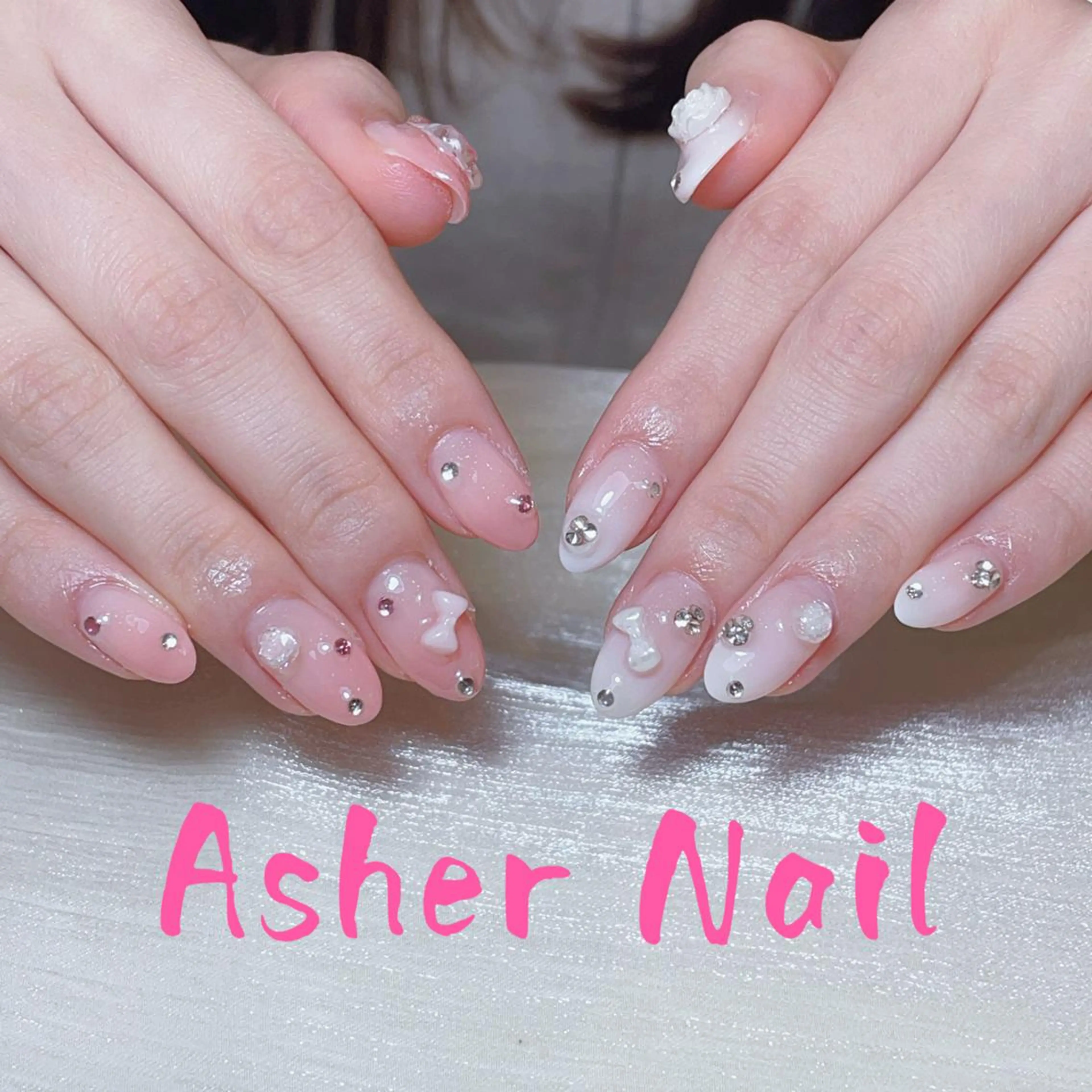 ネイル ハンドネイル ハンドケア Asher-HIKA 🌞のネイルデザイン