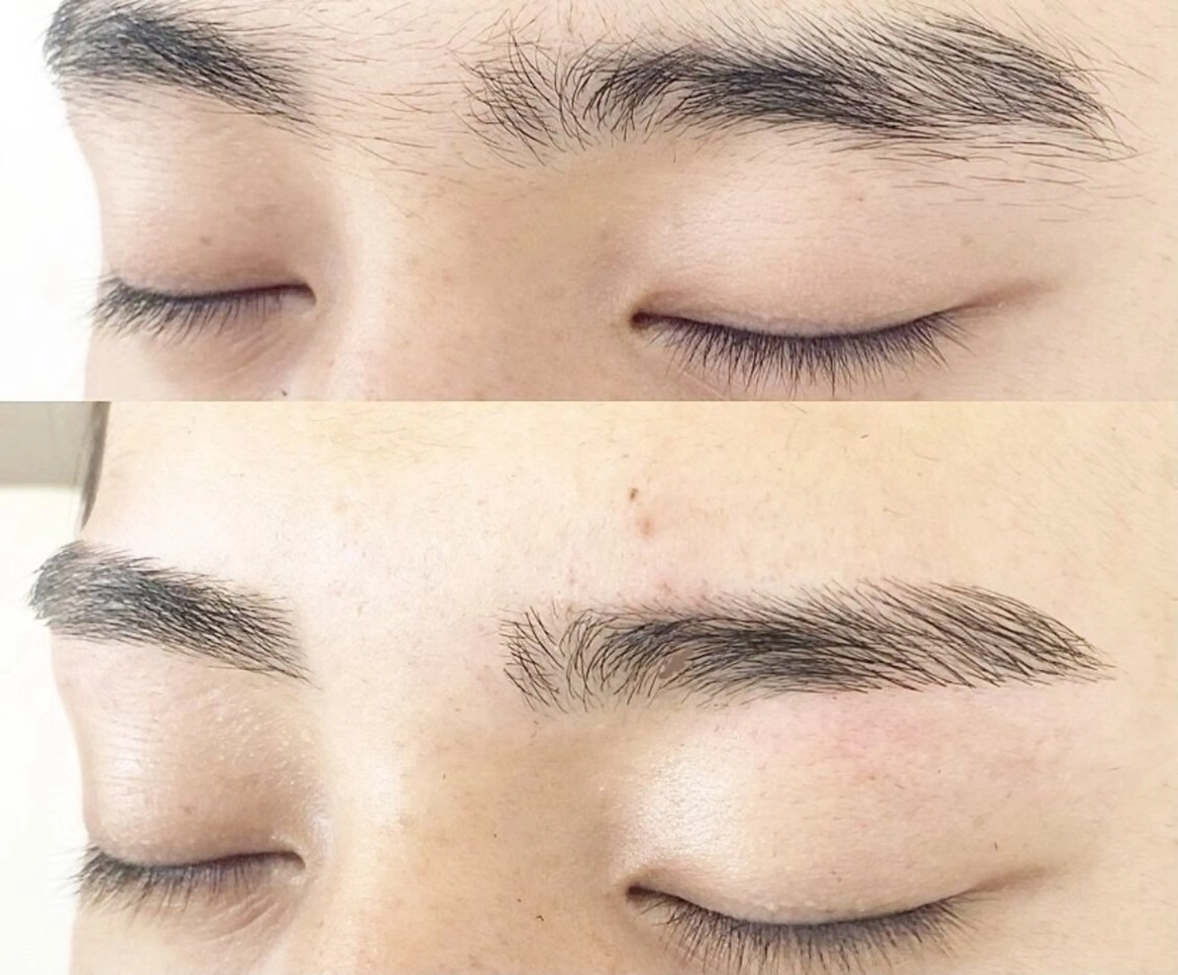 《メンズ眉毛平日クーポン🦖》眉毛WAXスタイリング(wax +眉カット)の写真