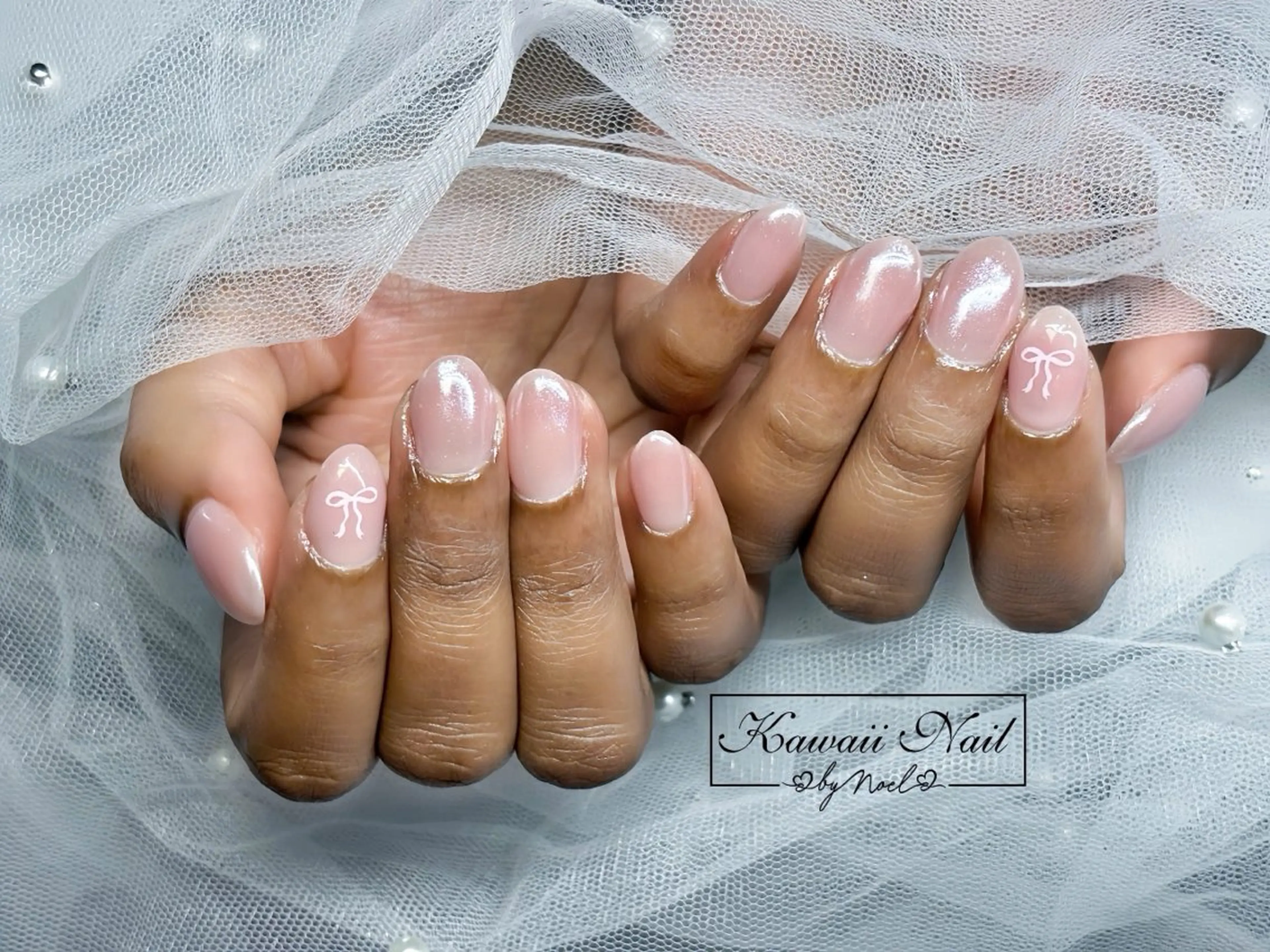 ネイル アートネイル フットネイル フレンチネイル ジェルネイル 韓国ネイル Kawaii Nail Salon所属・YURI NAIL NARITAのネイルデザイン