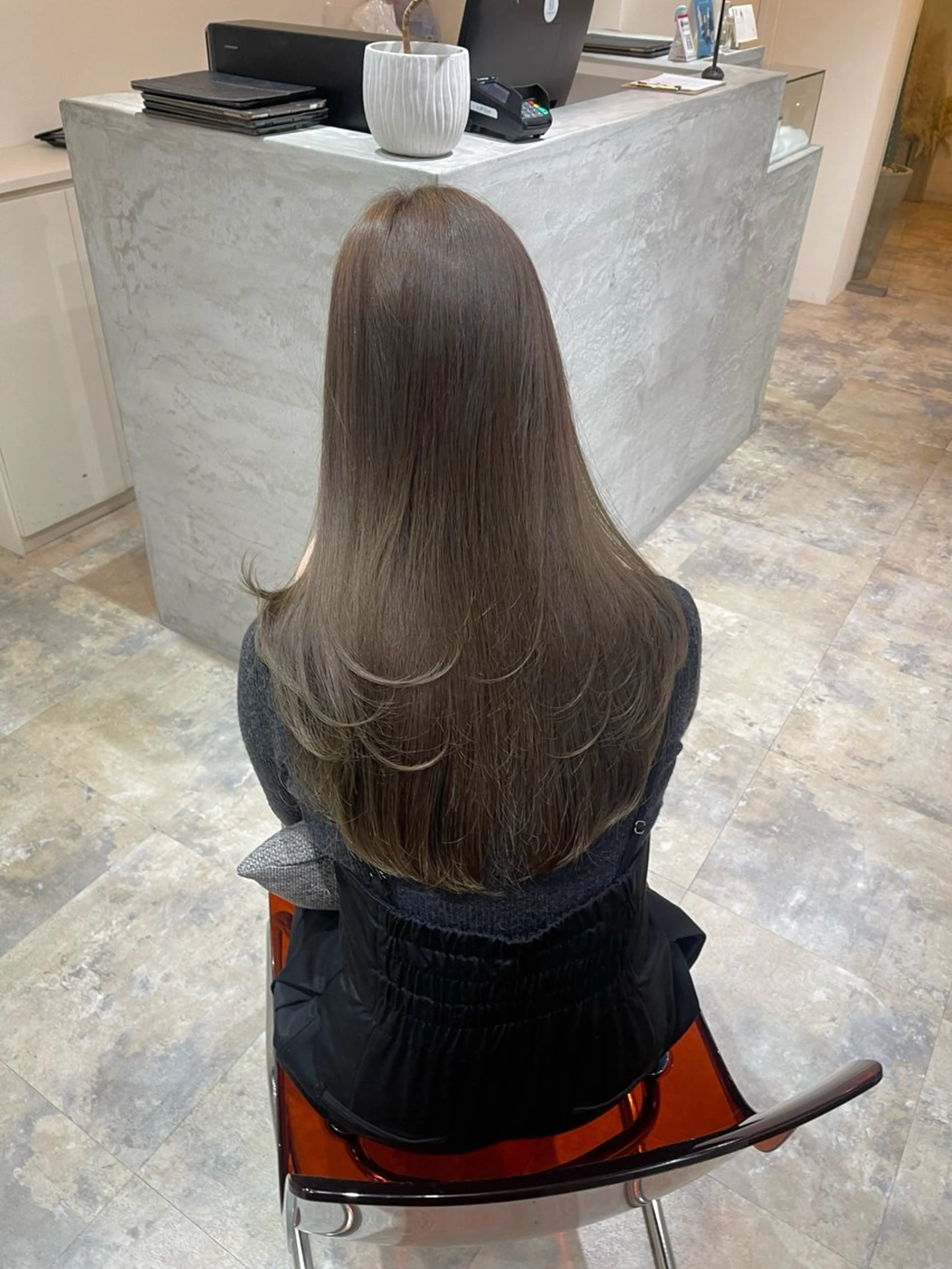 ロング AHNKISM所属・トレンド🌷 ボブ　パーマ🩰のヘアスタイル