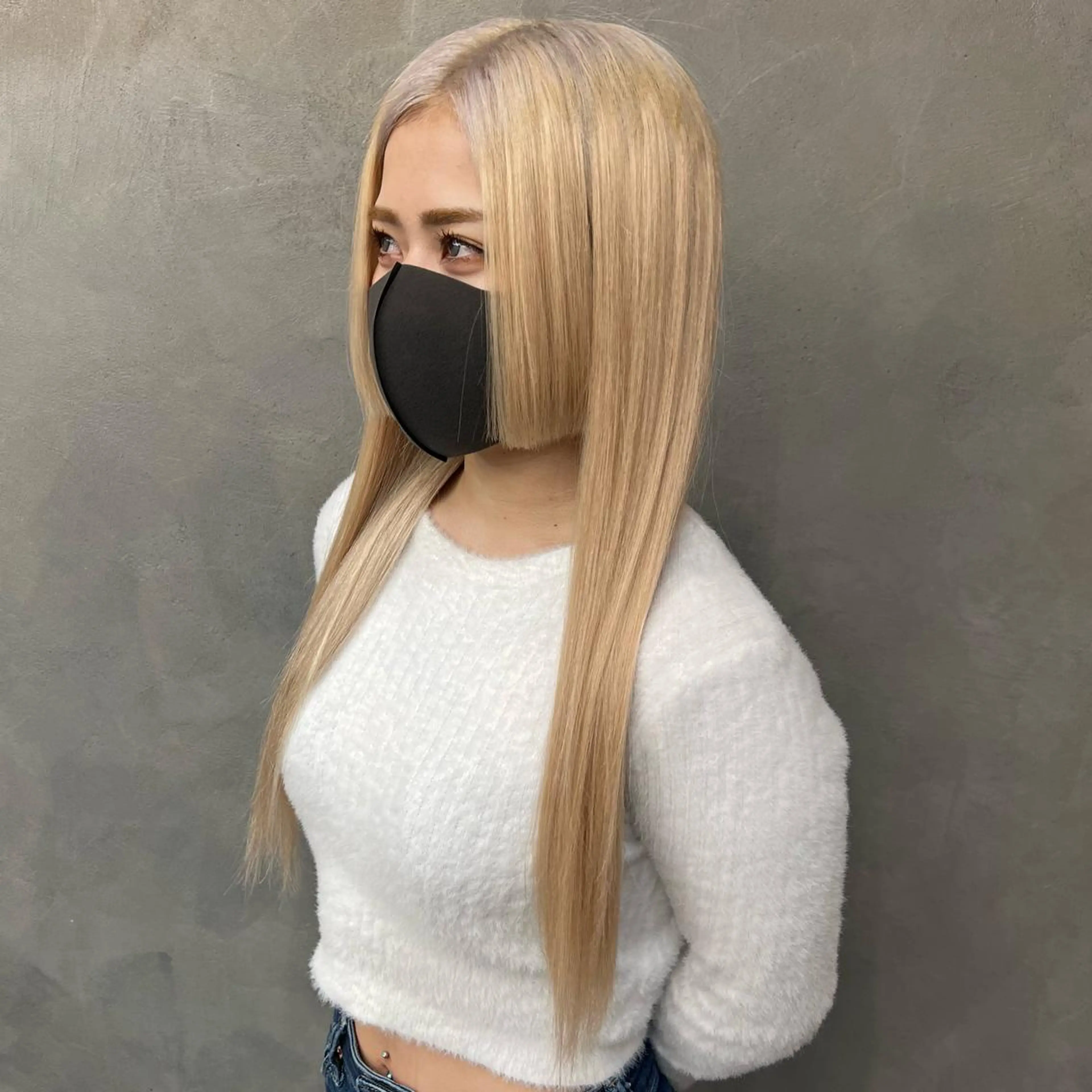 ロング エクステ CS made by SHACHU栄店所属・❤️‍🔥シールエク ＋カラー京❤️‍🔥のヘアスタイル