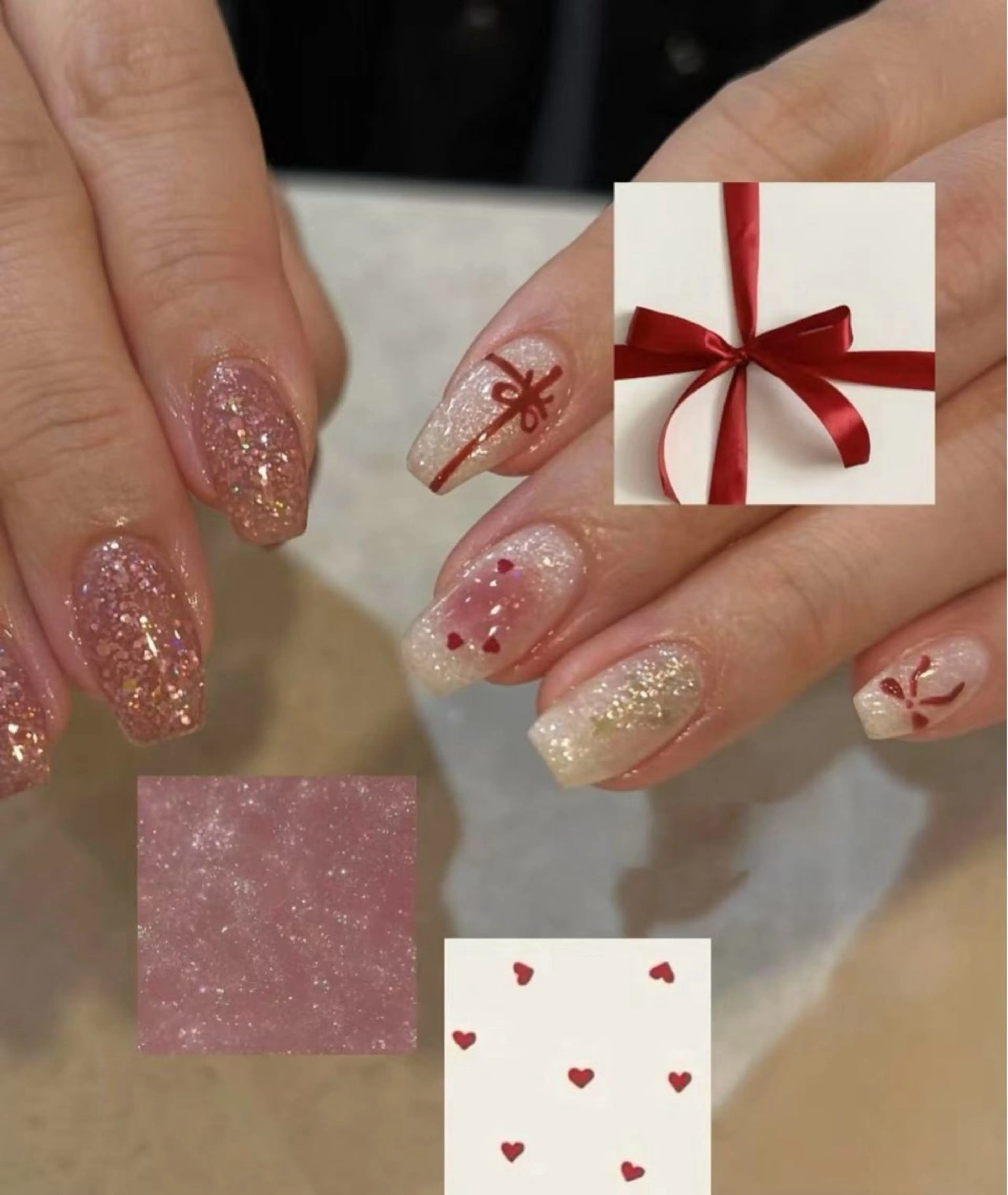 【クリスマス更新中】人気ワンホンネイル 当店デザインから選べる¥7500➡️¥6500の写真