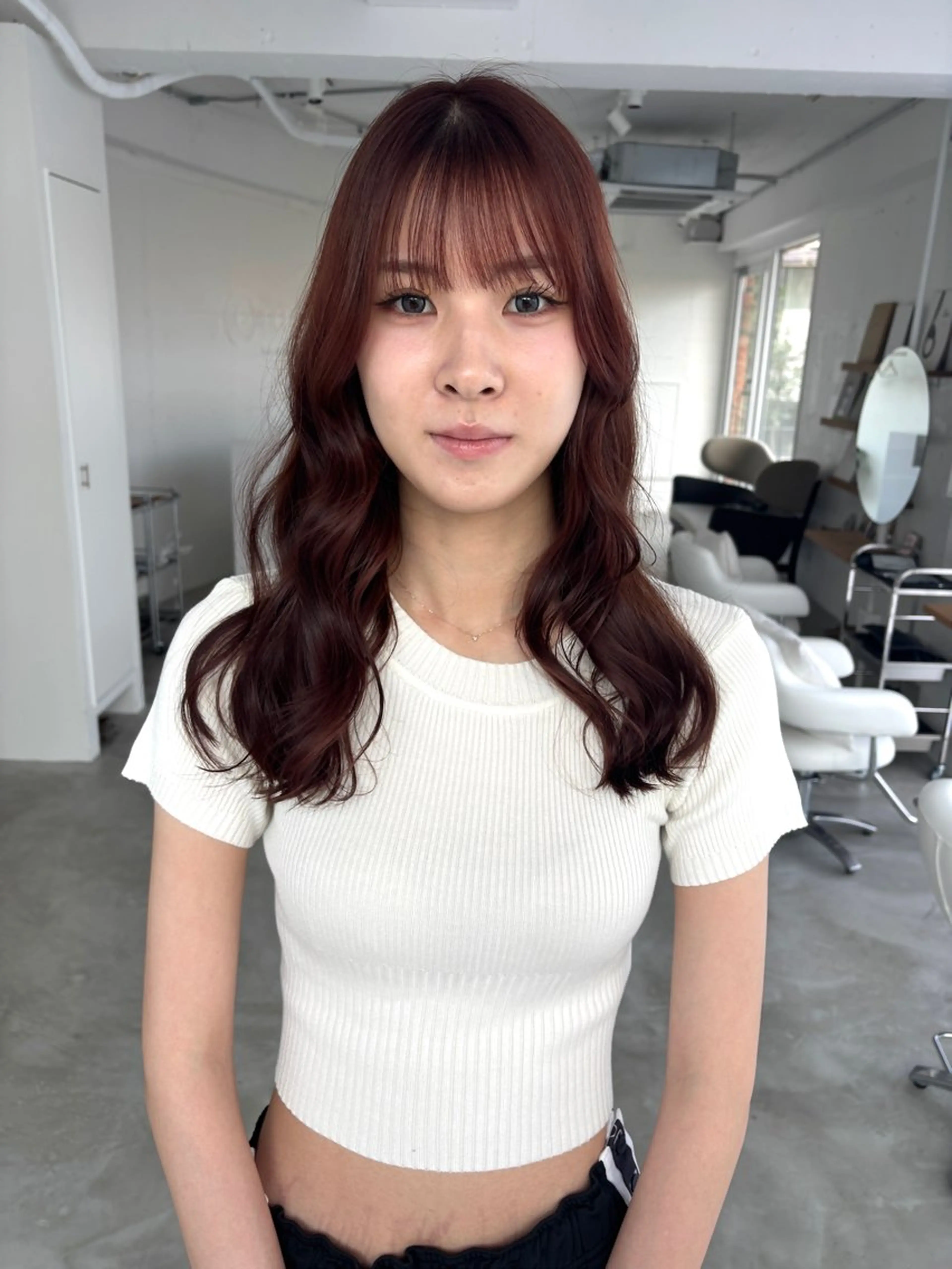 ミディアム カラー カット ヘアカラー トリートメント 薬院浄水通/ショート /ボブ/rukaのヘアスタイル