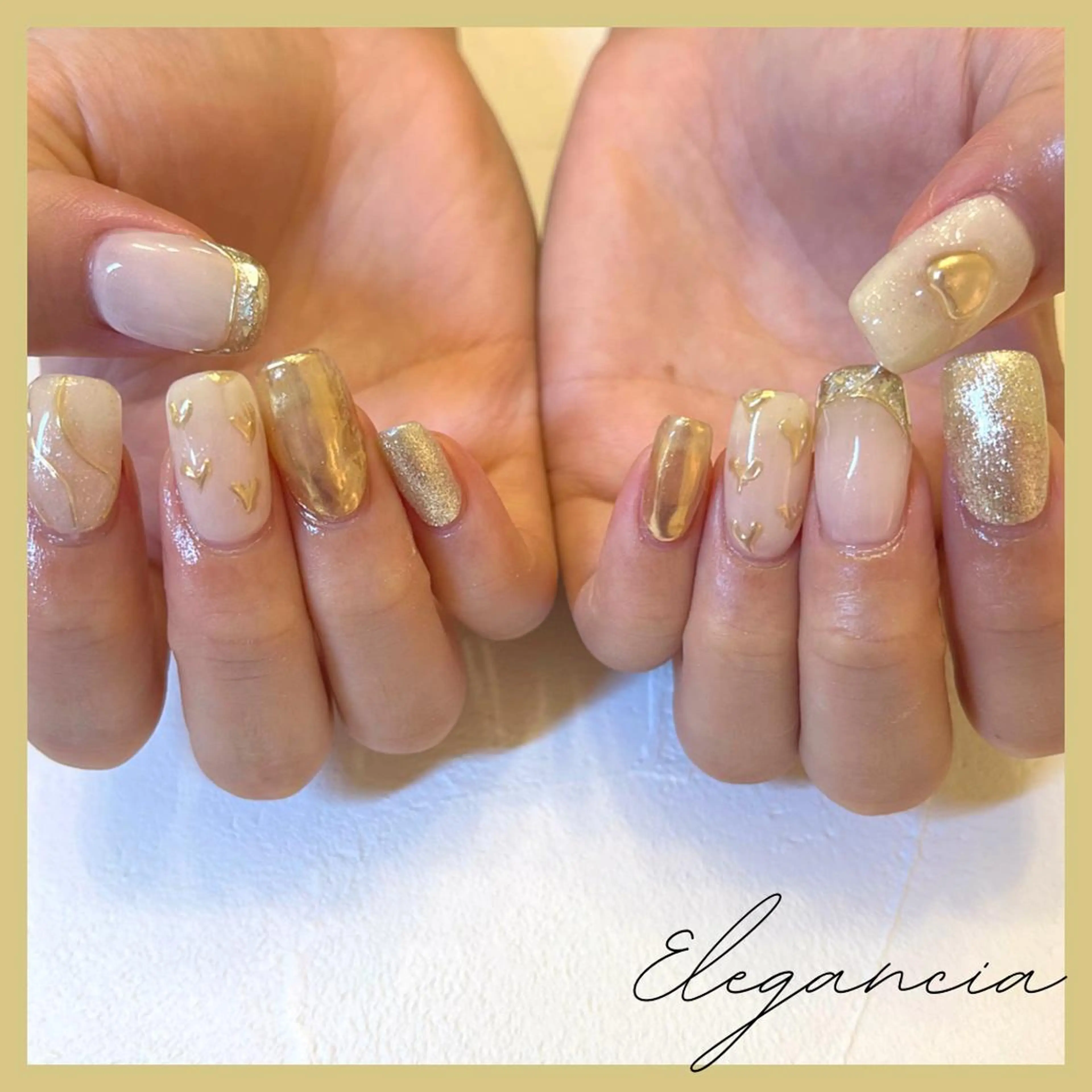 カラー ネイル ハンドネイル Elegancia. Hiromiのネイルデザイン