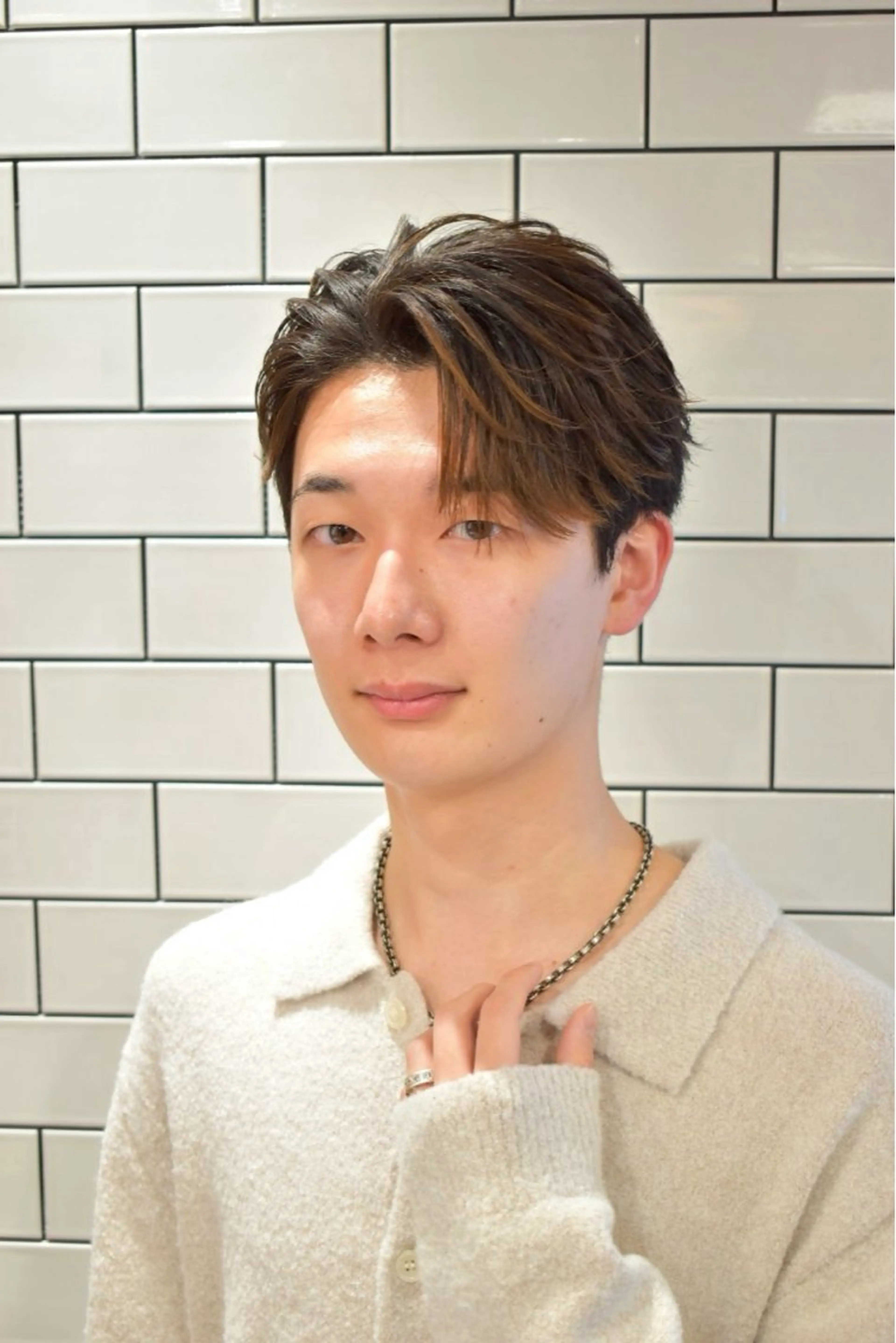 メンズ カット パーマ 💎メンズカット ／フェザー／細野💎のヘアスタイル