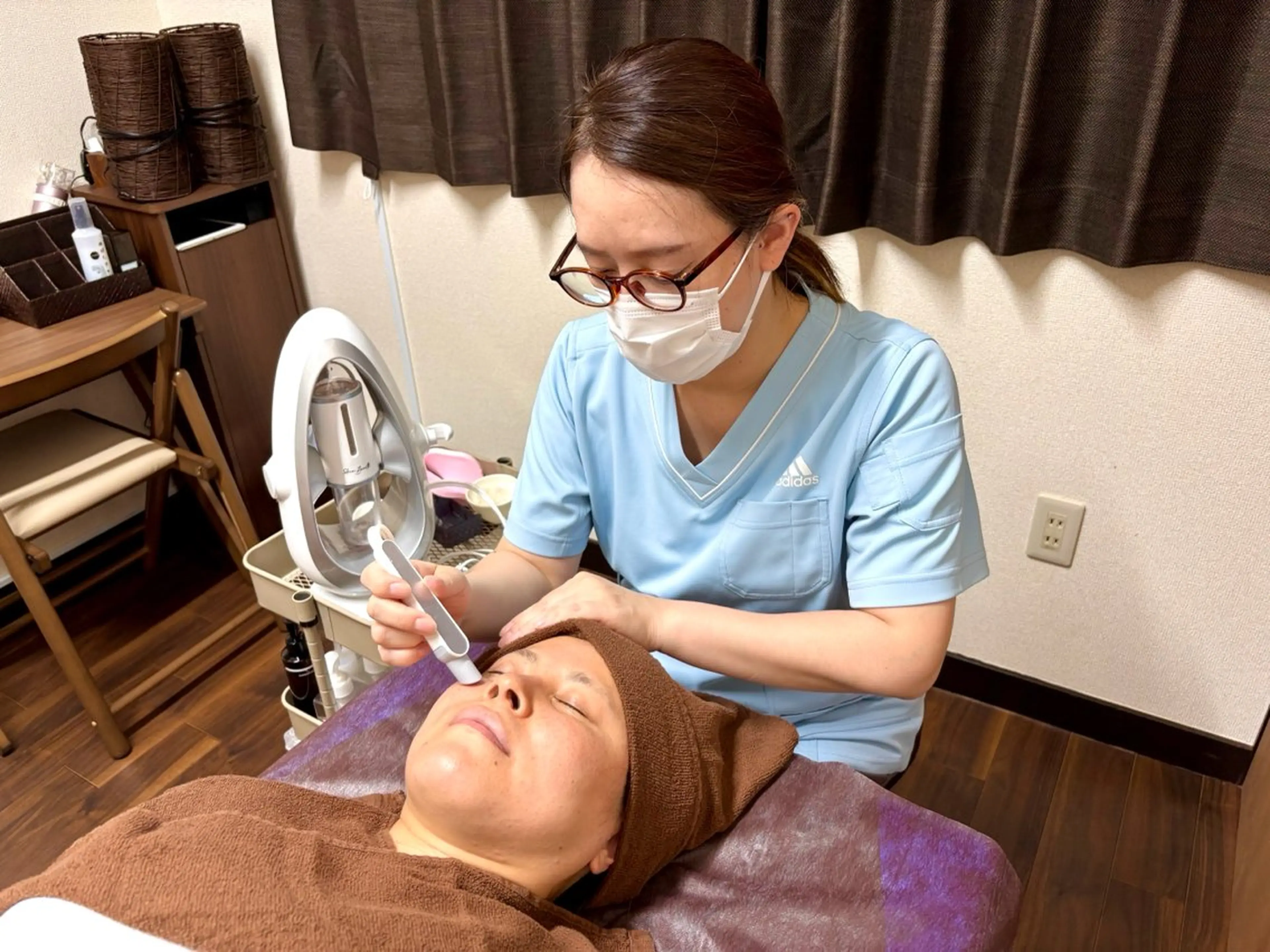 毛穴洗浄の写真