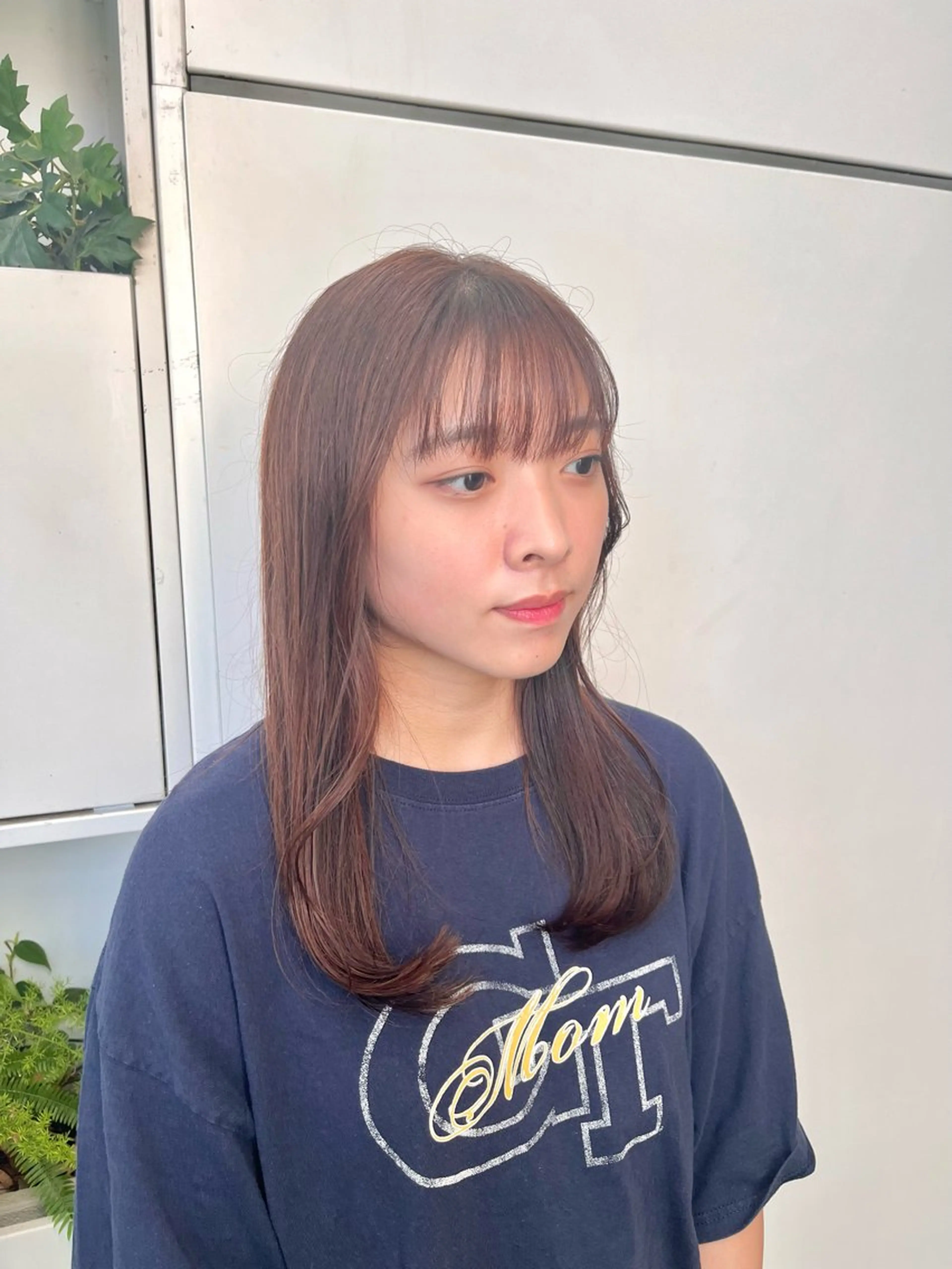 ロング カラー ブラウンカラー オレンジ オレンジブラウン くさかみさき🌼暖色 /耳つぼ/オタク🌼のヘアスタイル