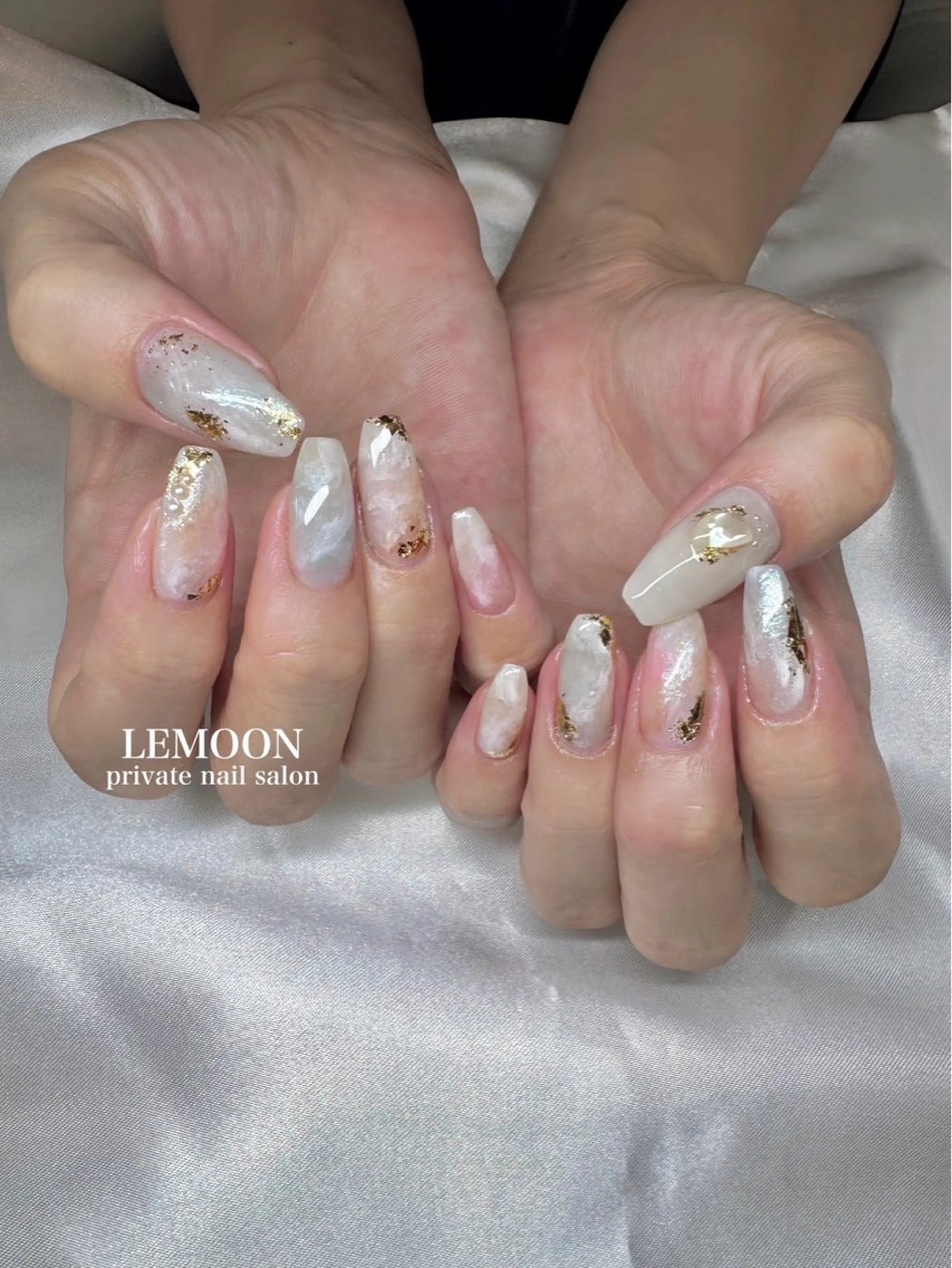 ネイル ニュアンスネイル ハンドネイル private nail salon　LEMOON所属・nail salon LEMOONのネイルデザイン