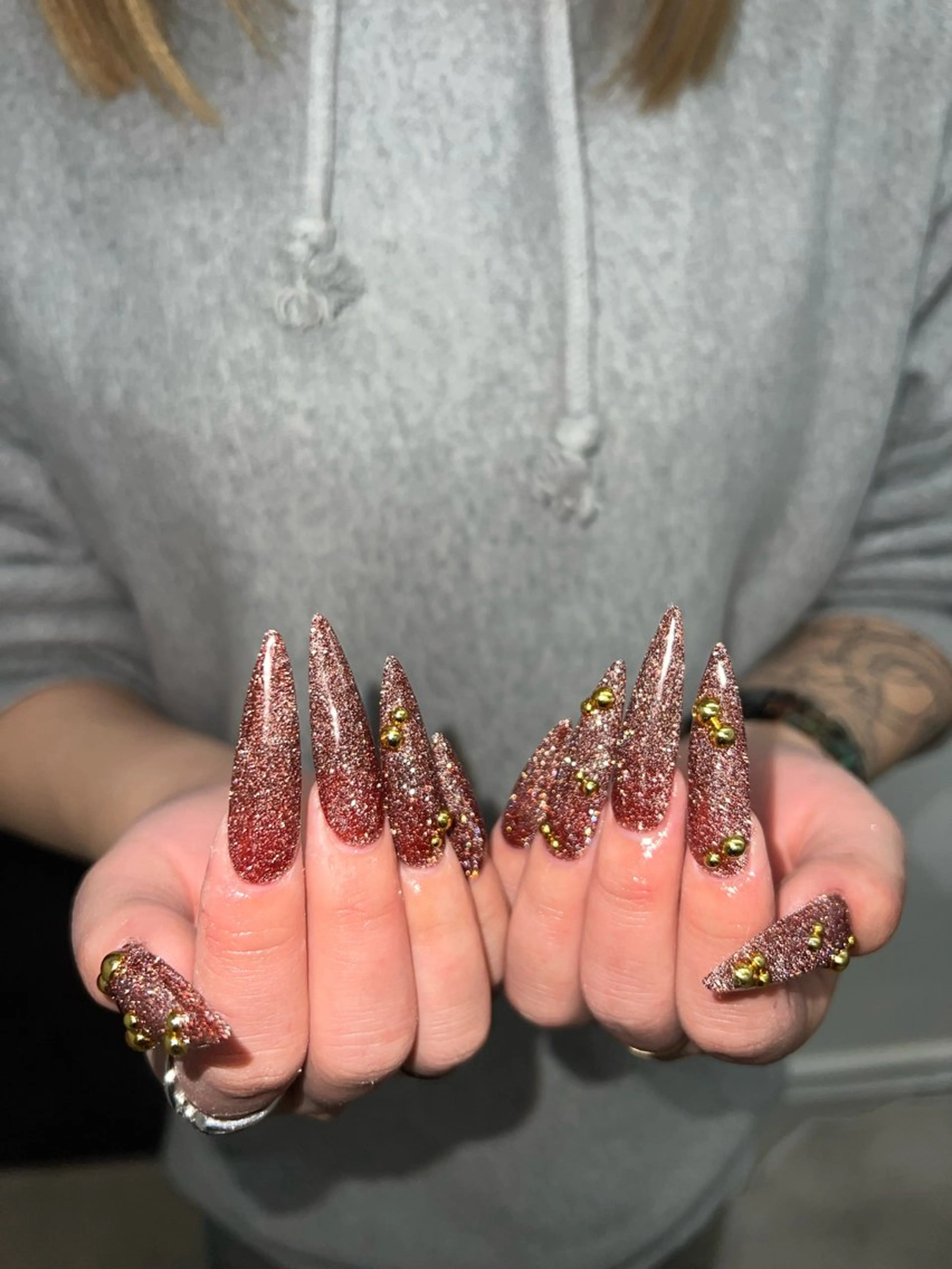 長さだし✨フラッシュネイル✨️オフ無料の写真