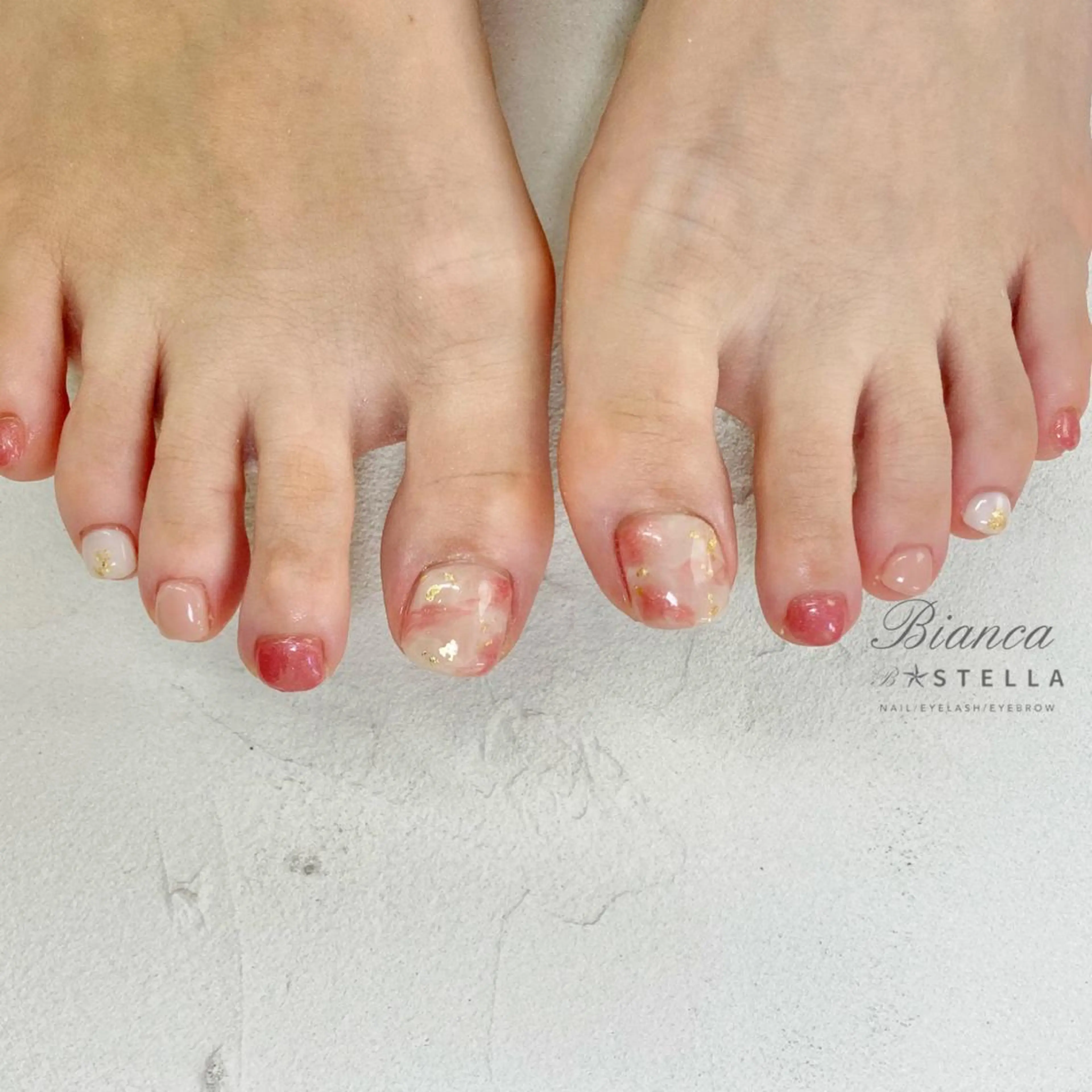 ネイル フットネイル Mojyam nail所属・松本 実咲のネイルデザイン