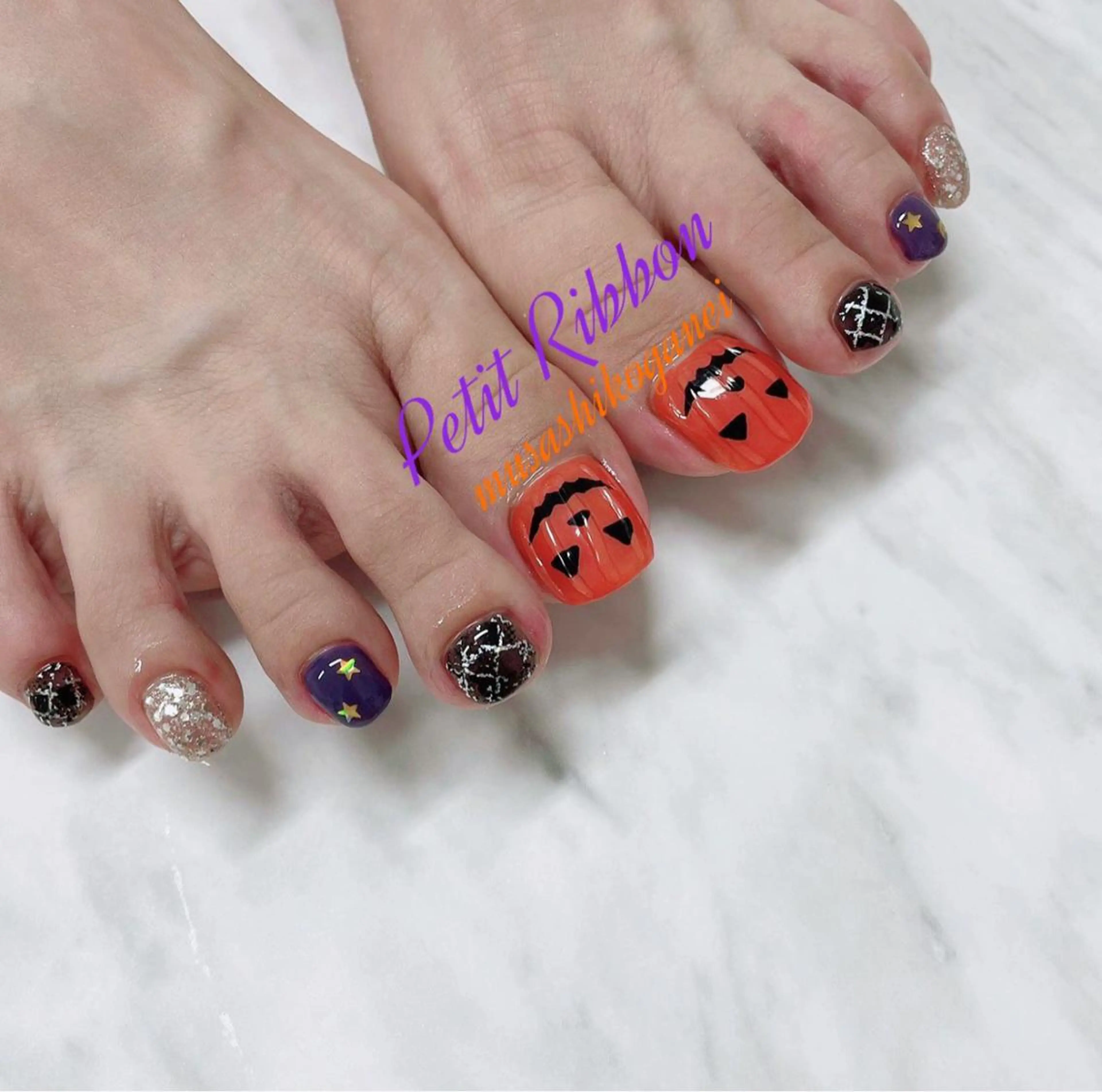 ネイル ネイルPetit Ribbonのネイルデザイン