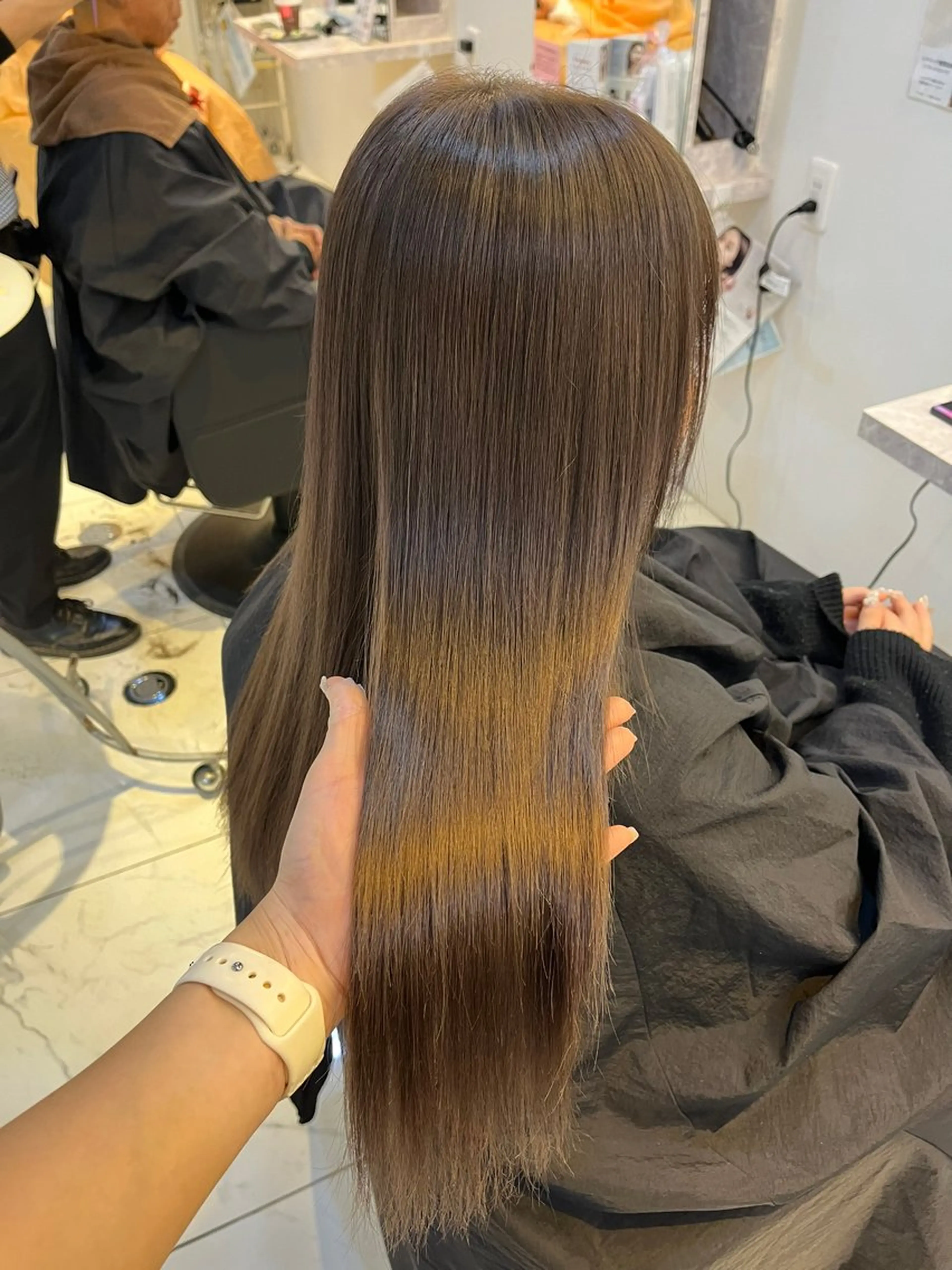 ロング カラー 透明感カラー/大阪 Rieのヘアスタイル