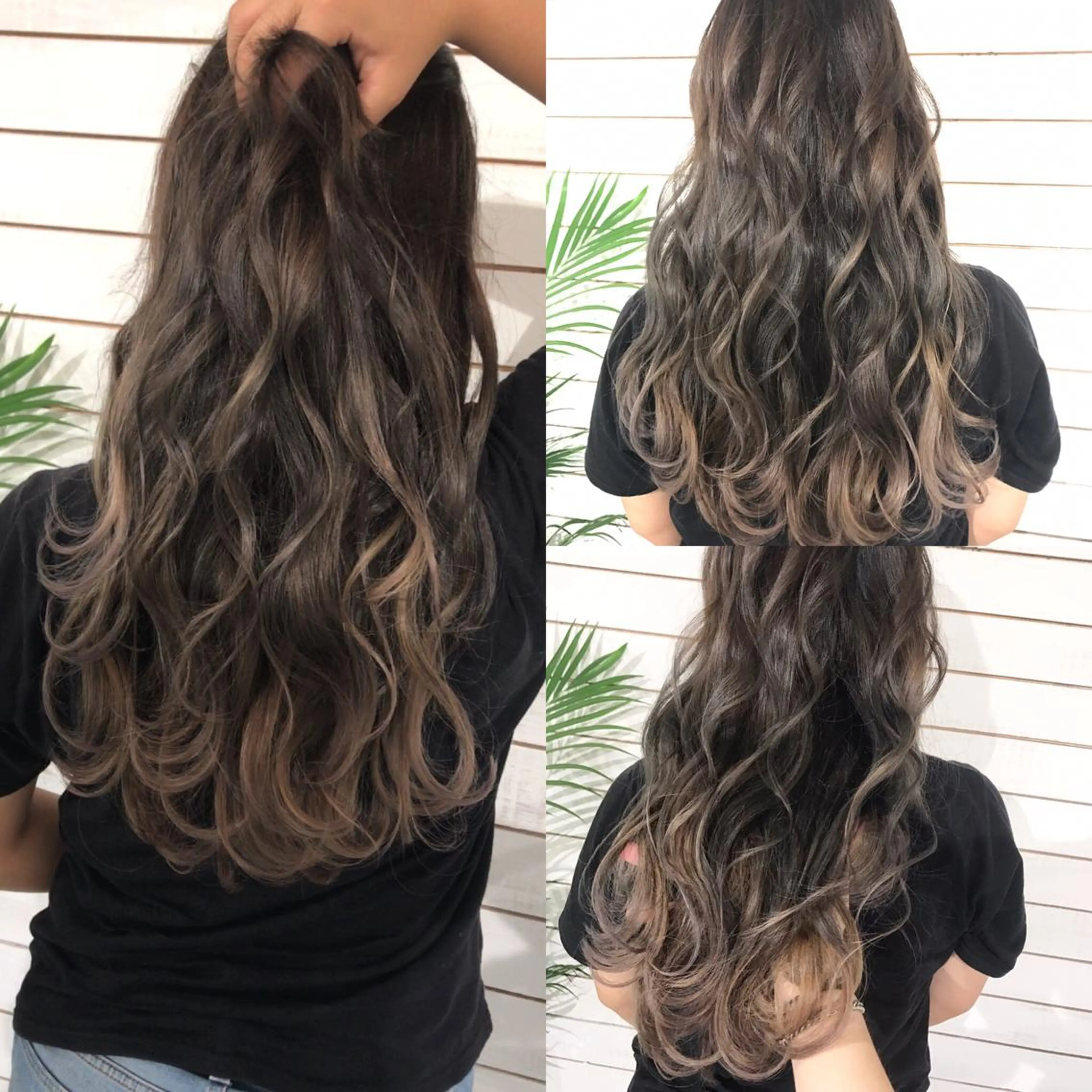 ロング カラー ヘアアレンジ ヘアカラー トリートメント BANK'S hair所属・💐ケラチン 髪質改善寺坂雄飛💐のヘアスタイル