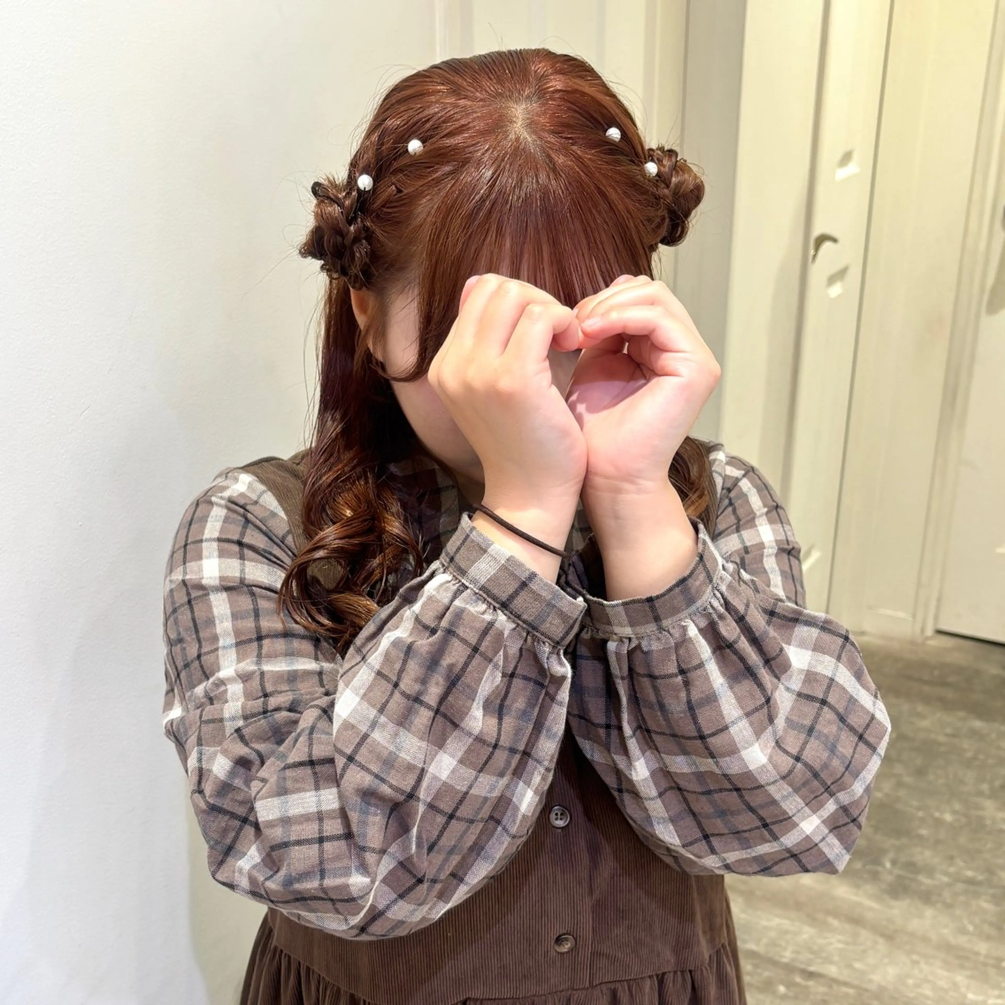 ヘアアレンジ ヘアセット 🍒垢抜けカラー エクステヘアメあずみのヘアスタイル