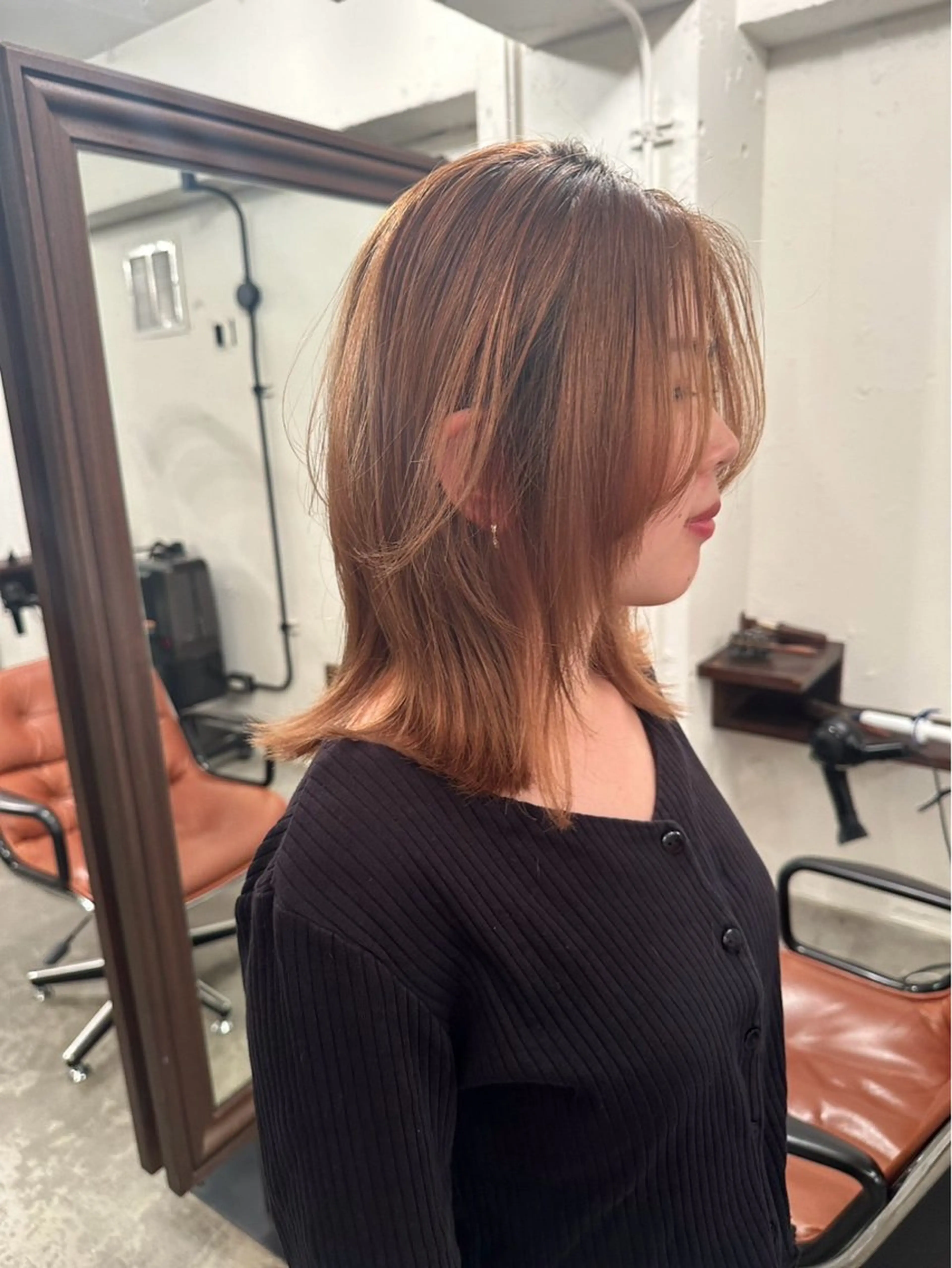 ミディアム カラー s.hairsalon所属・S.表参道/ 菜々海のヘアスタイル