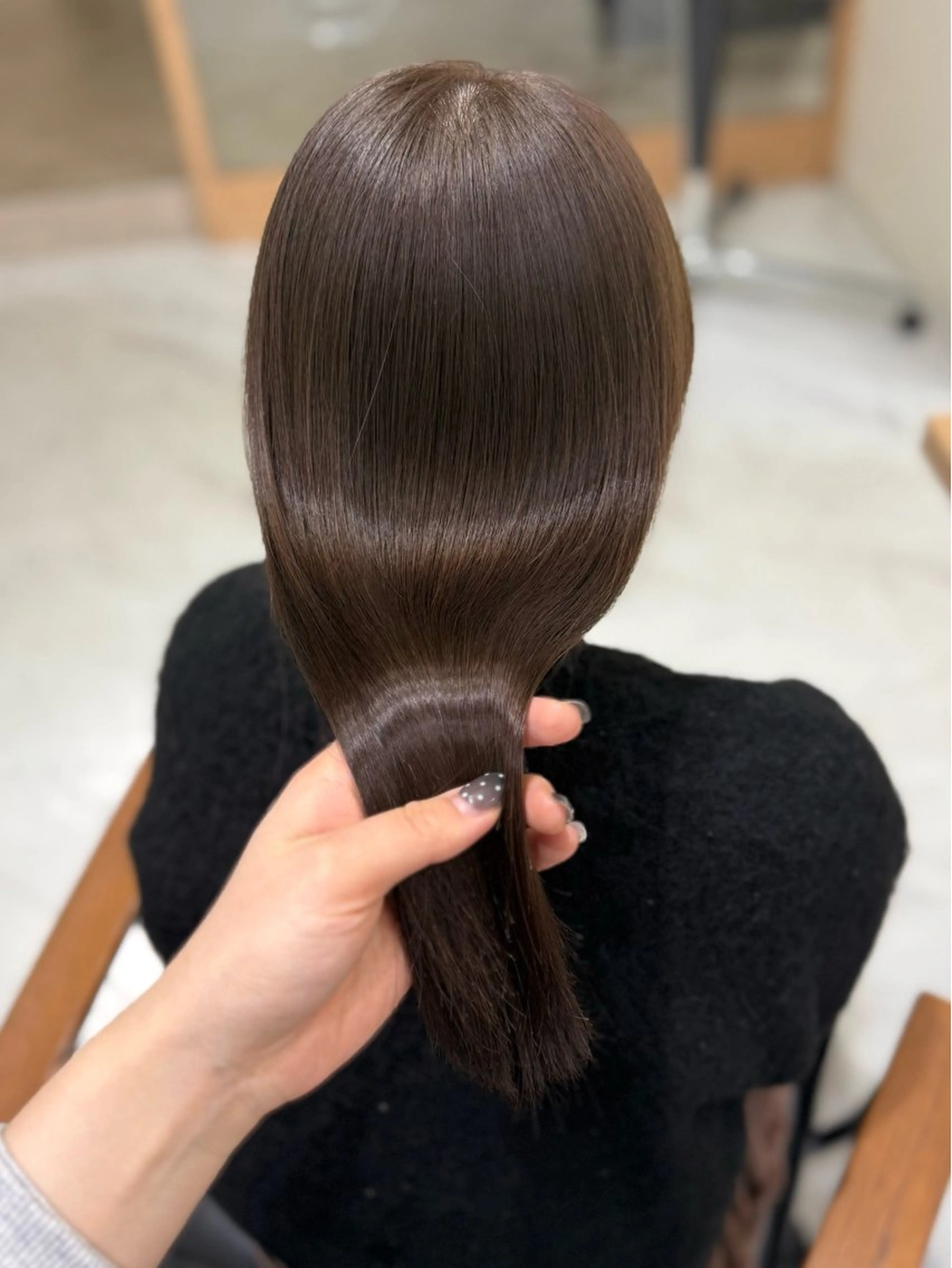 ロング カラー トリートメント トリートメント 柔らかレイヤー× 透け感カラー/SUのヘアスタイル