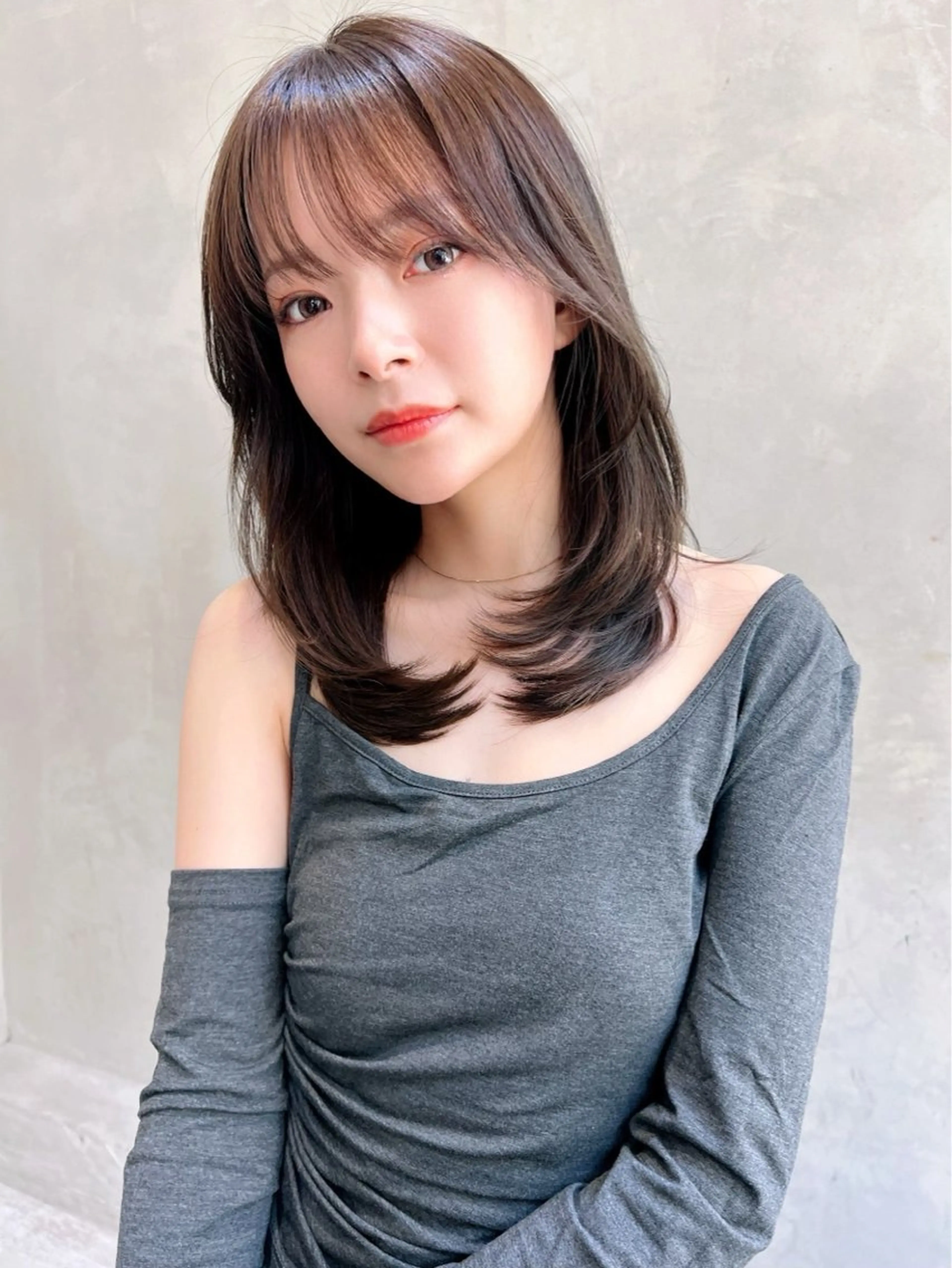 ミディアム カラー Ameri所属・艶髪/韓国ヘア🎀 Kanon︎︎⁺.のヘアスタイル