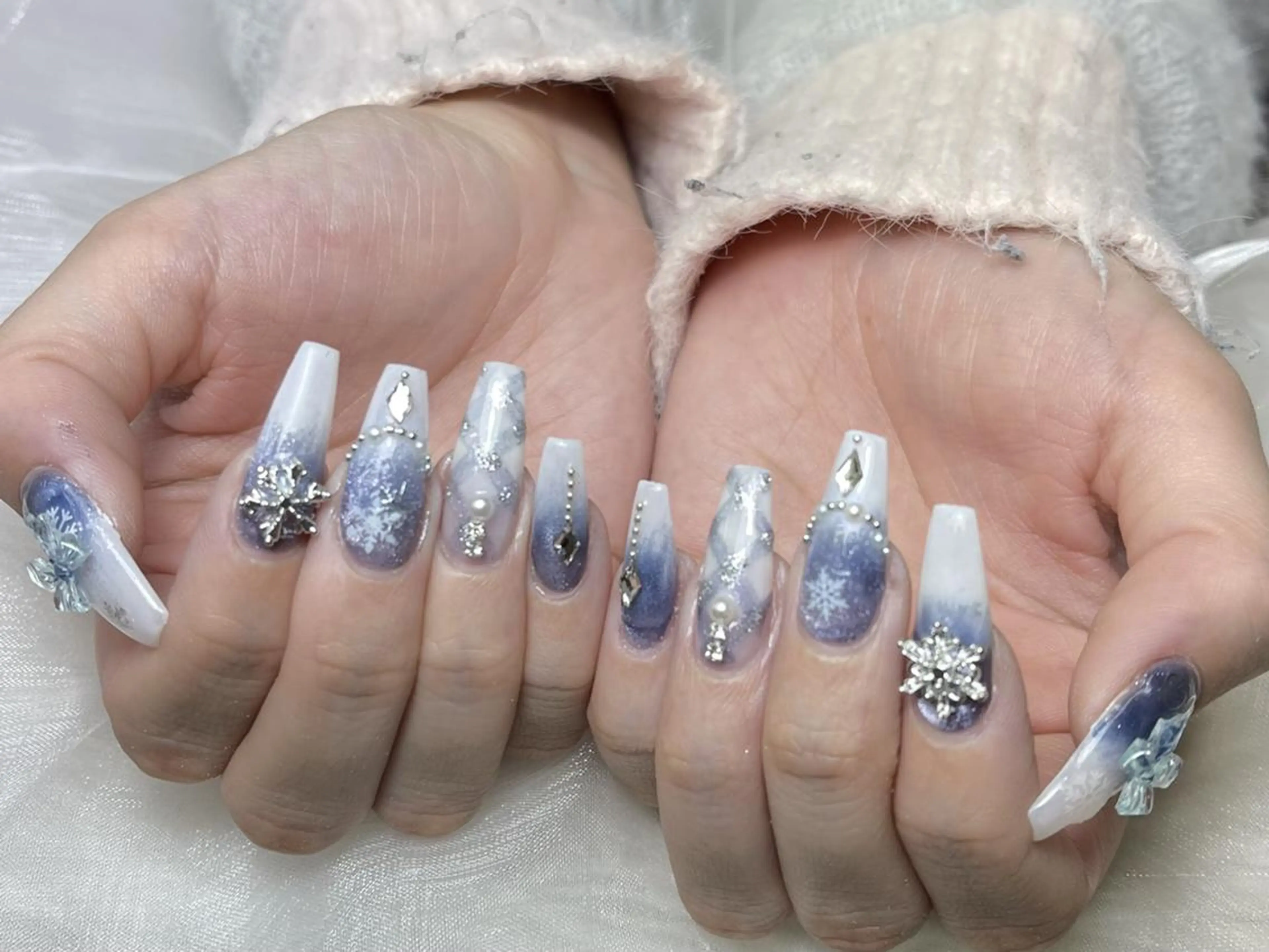 メンズ ネイル バレンタイン ハンドネイル フットネイル Bloom kabukiのネイルデザイン