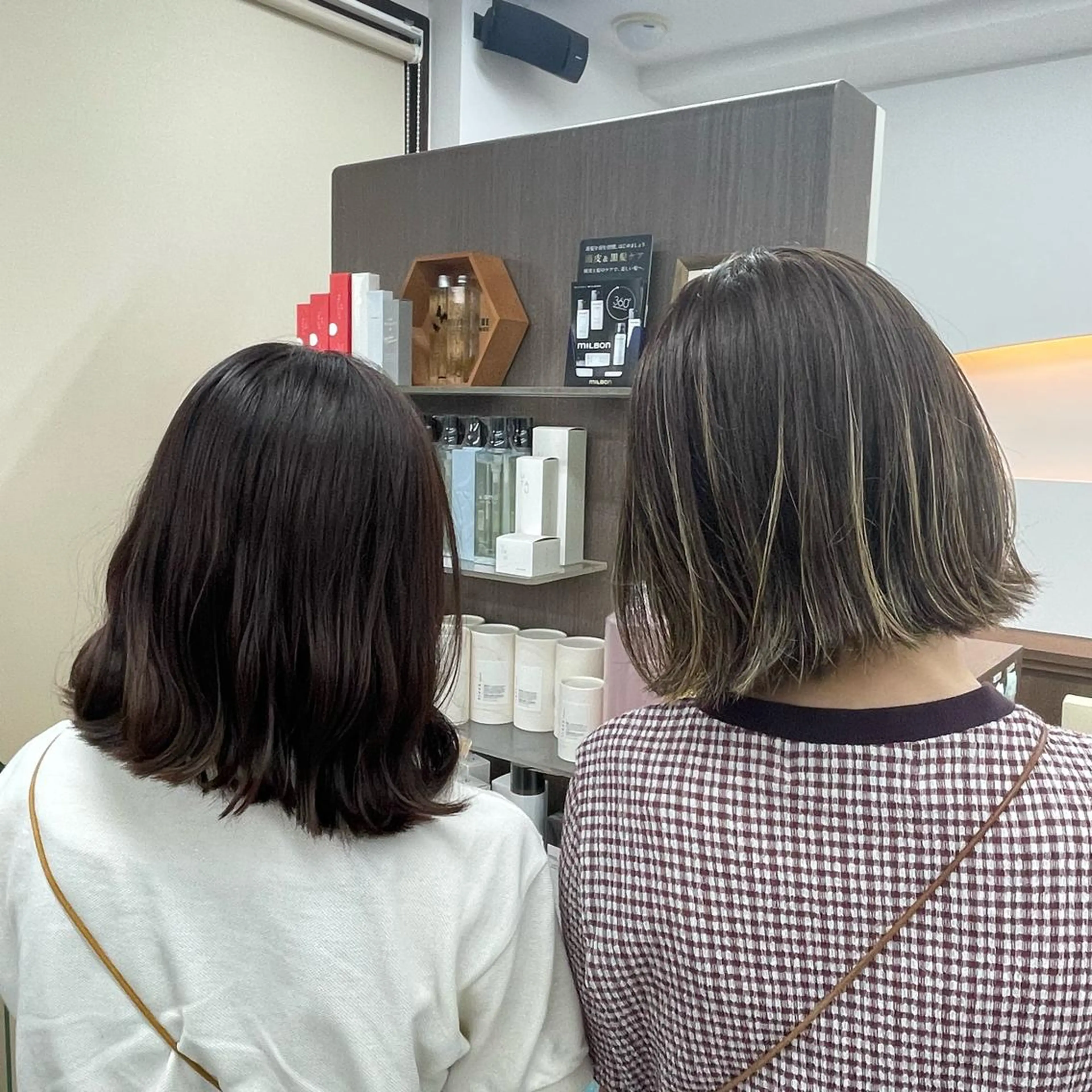 ミディアム ヘアカラー ダブルカラー/韓国 ヘア/さわのあかねのヘアスタイル