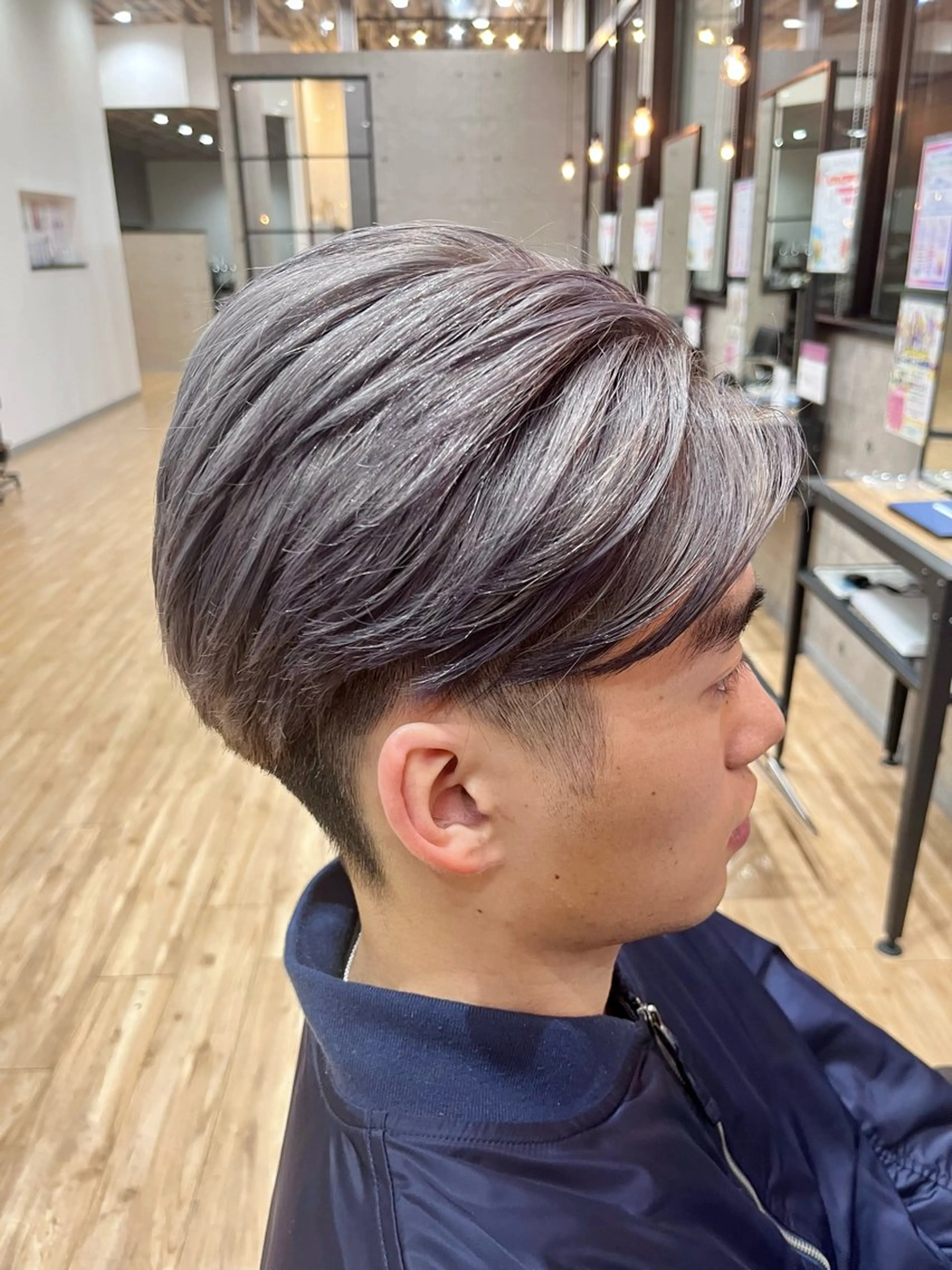 カラー パーマ メンズ カット パーマ 仁木 謙太のヘアスタイル