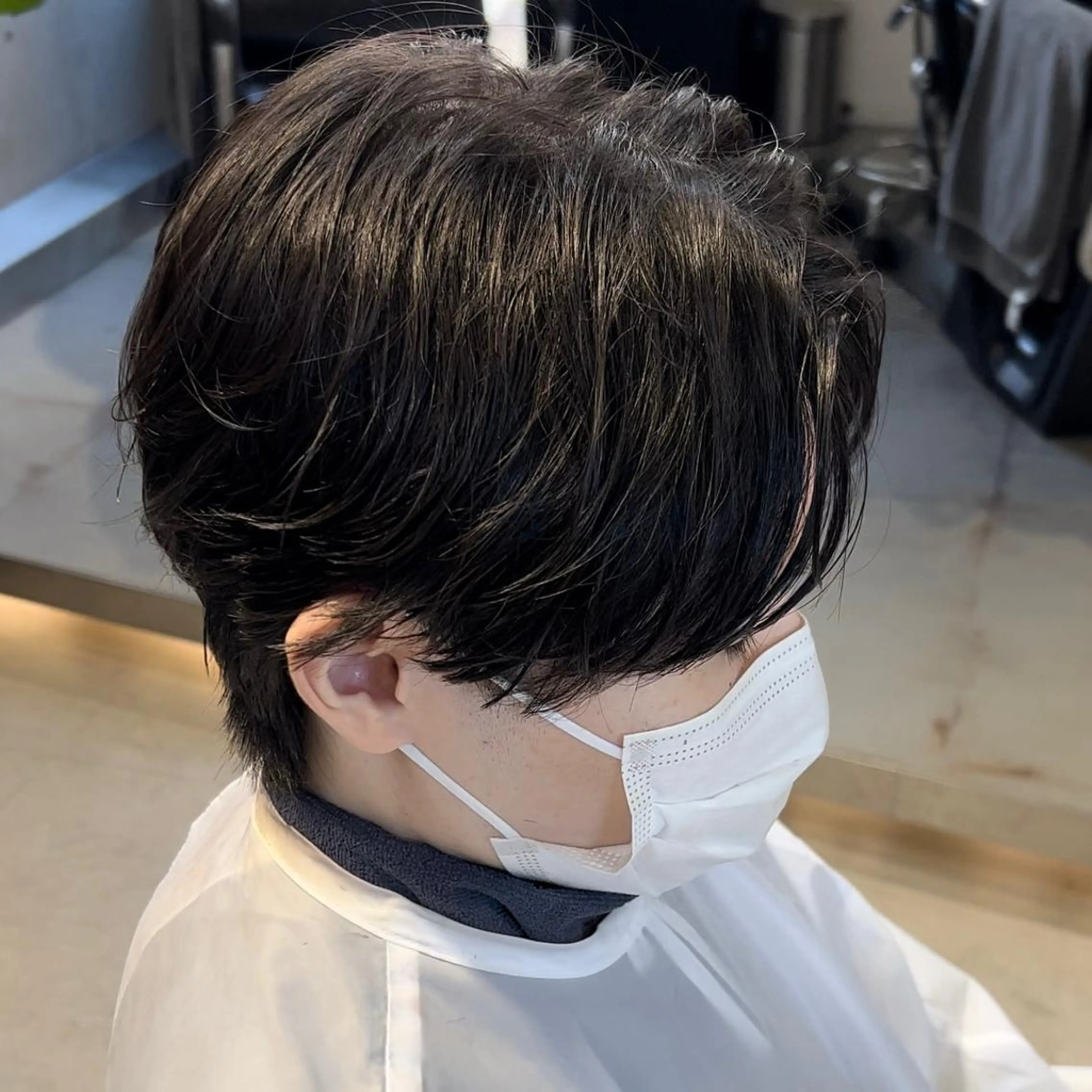 ショート カラー パーマ メンズ アイブロウ カット パーマ トリートメント ヘアセット 丁寧なカウンセリング 🌿Chiemi🌿のヘアスタイル